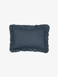 Nimes Navy Ruffle Cushion 40x60cm