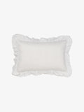 Nimes White Ruffle Cushion 40x60cm