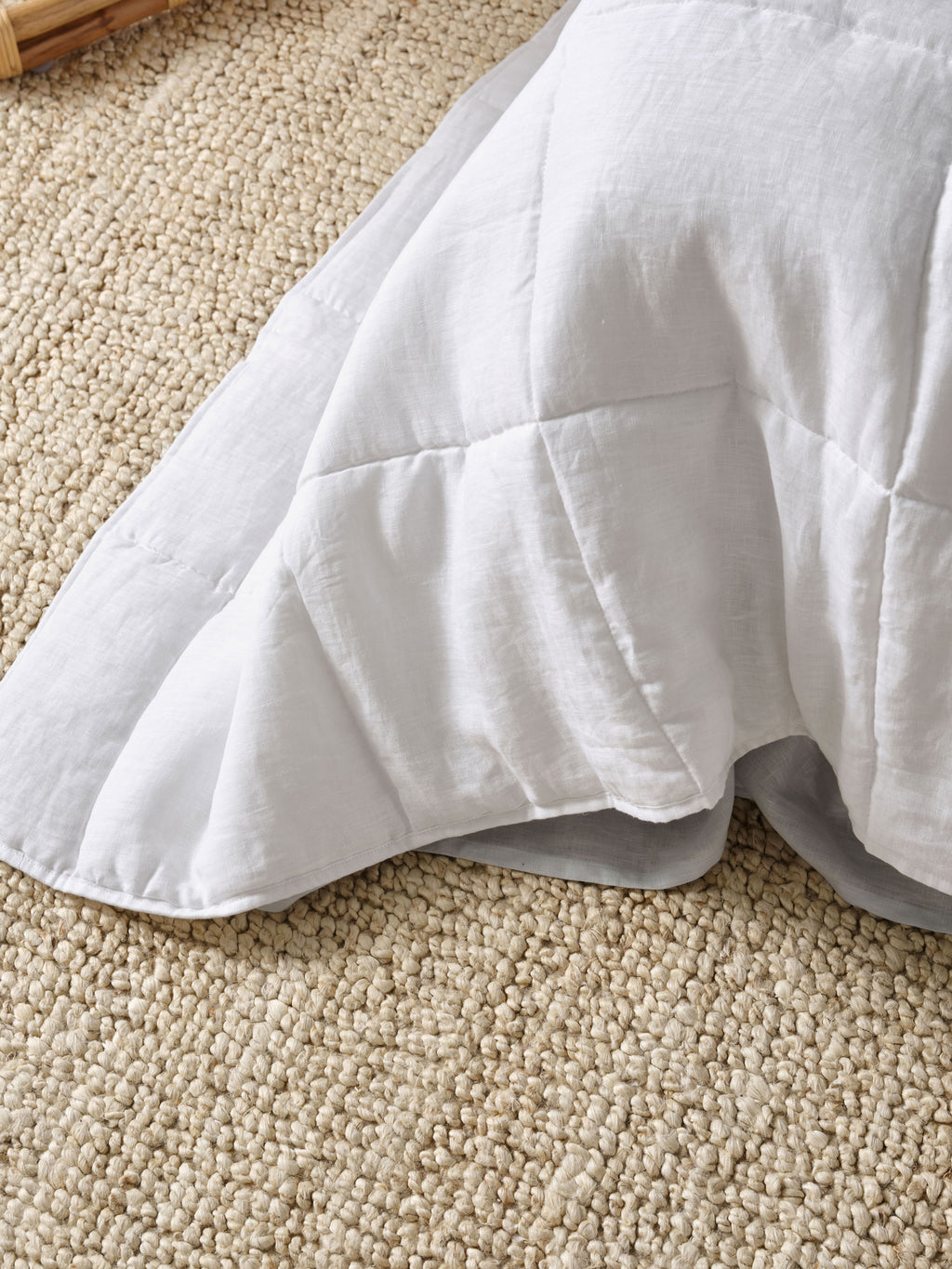 Nimes White Coverlet