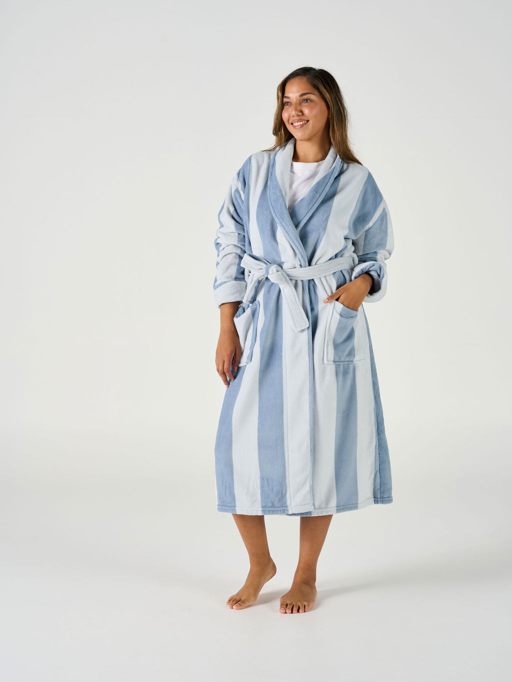 Plush Ocean City Cornflower Robe