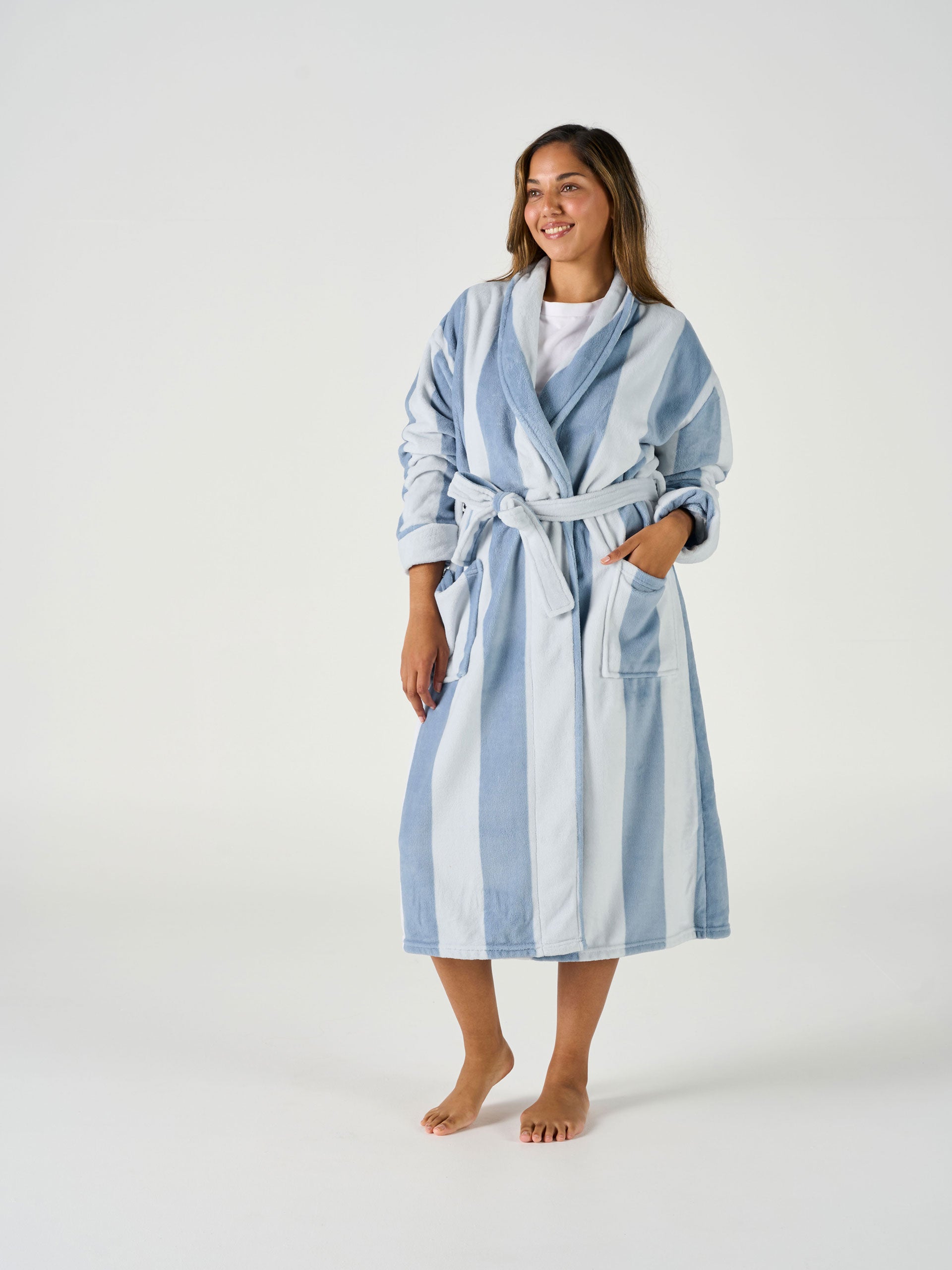 Plush Ocean City Cornflower Robe