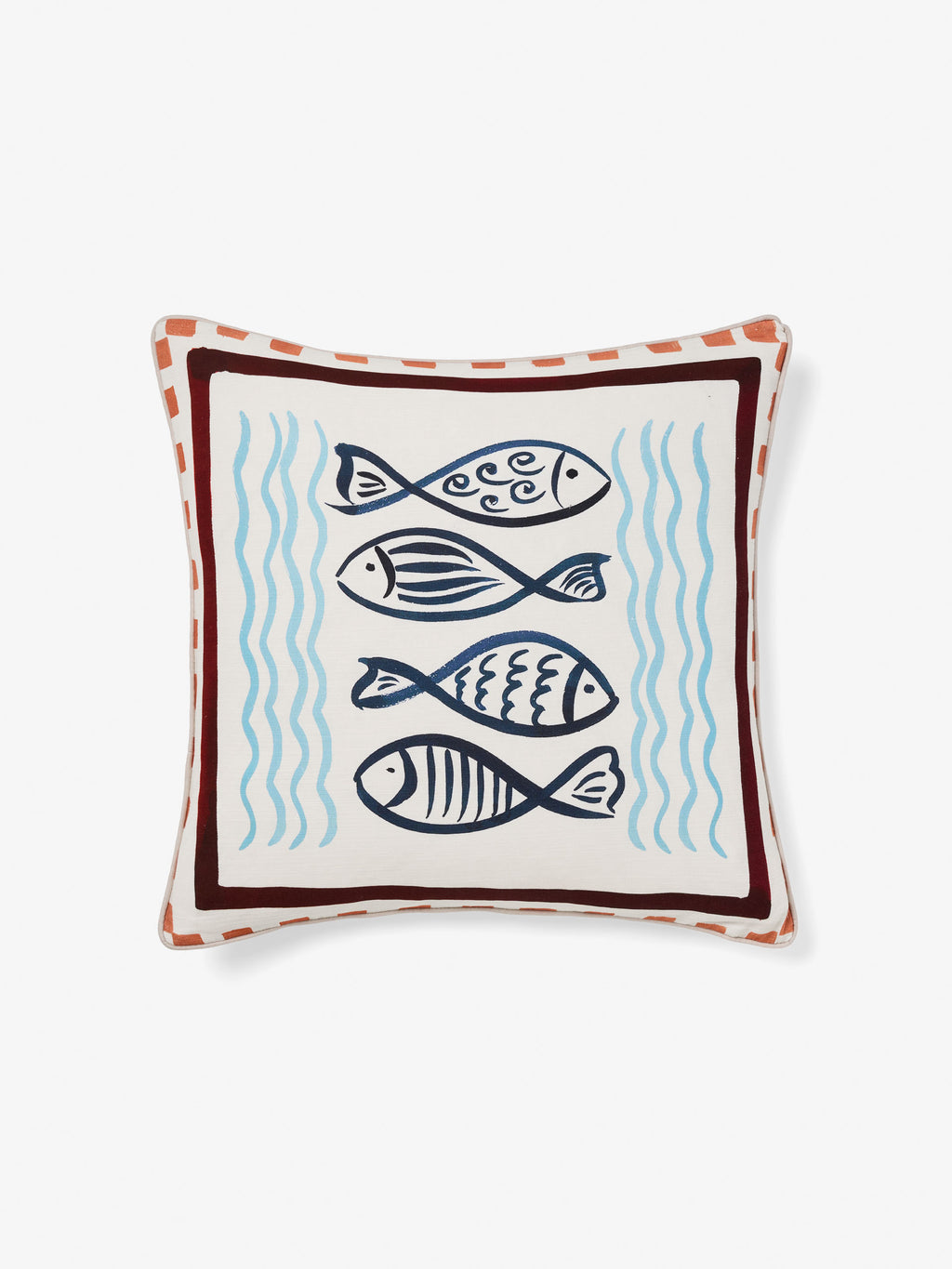 Oceana Fish Cushion 48x48cm
