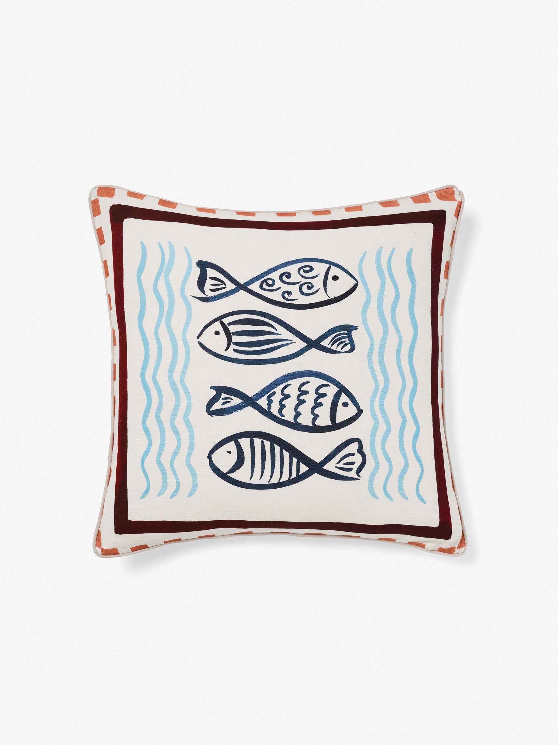 Oceana Fish Cushion 48x48cm