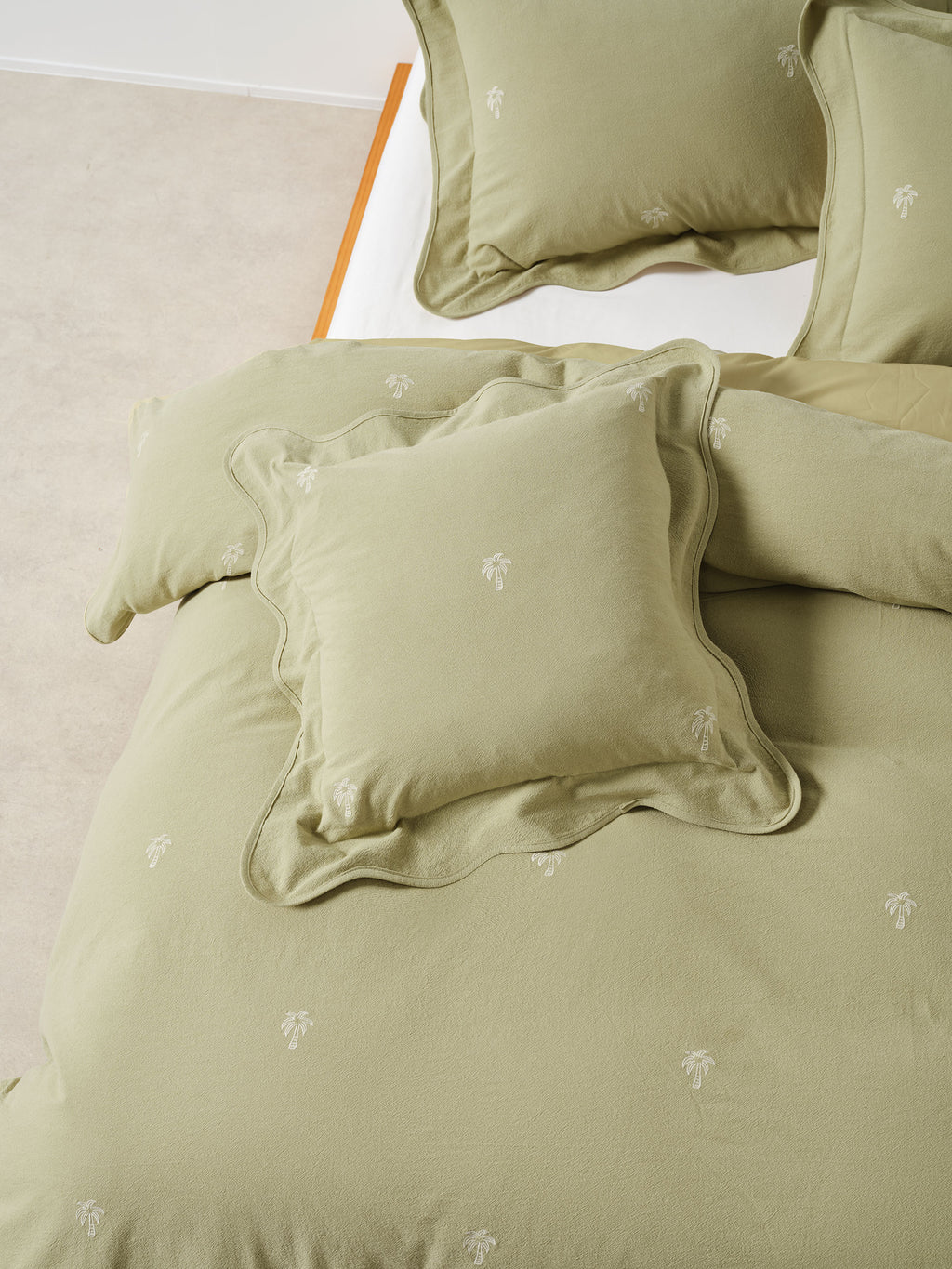 Palmier Khaki Cushion 48x48cm