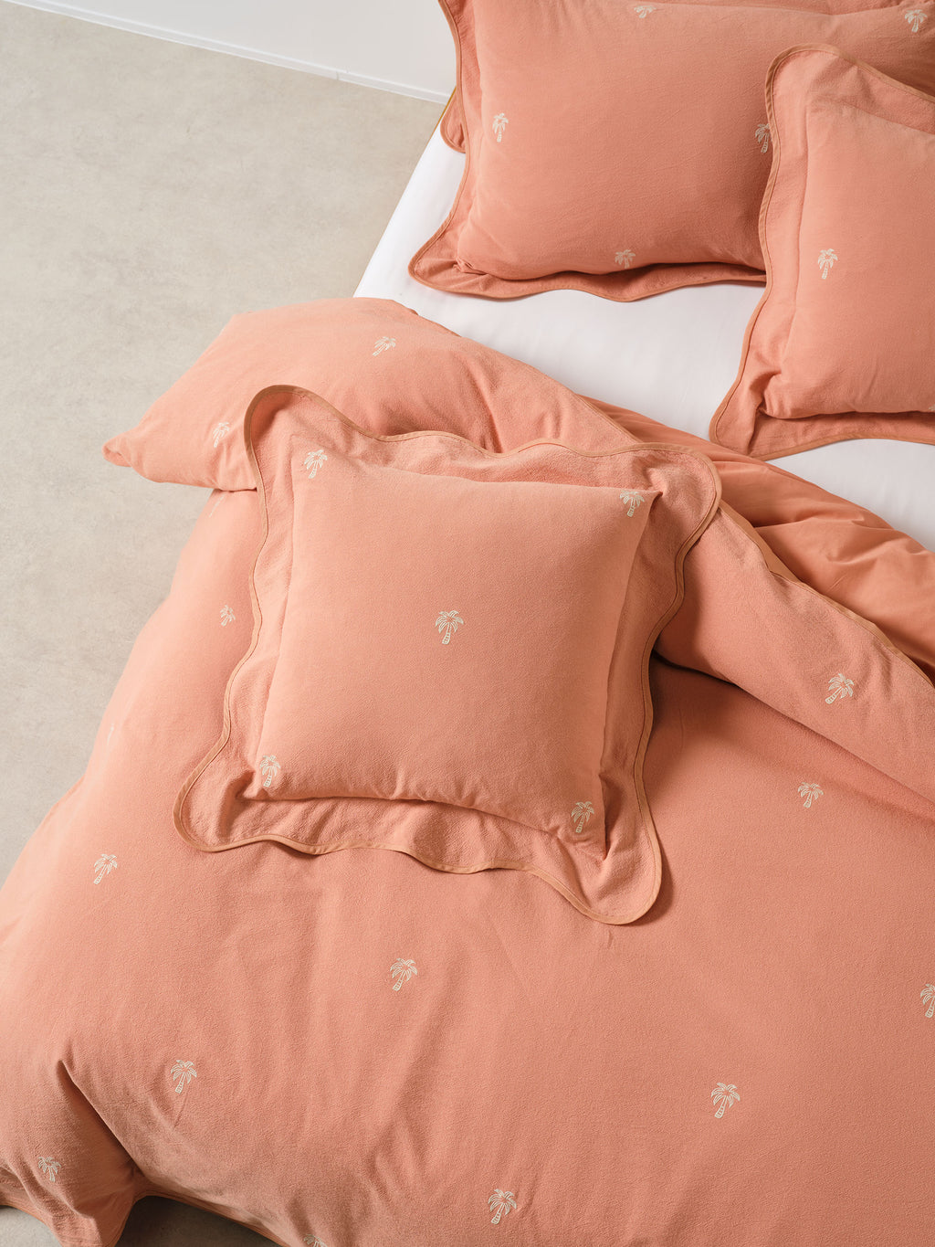 Palmier Pink Clay Cushion 48x48cm