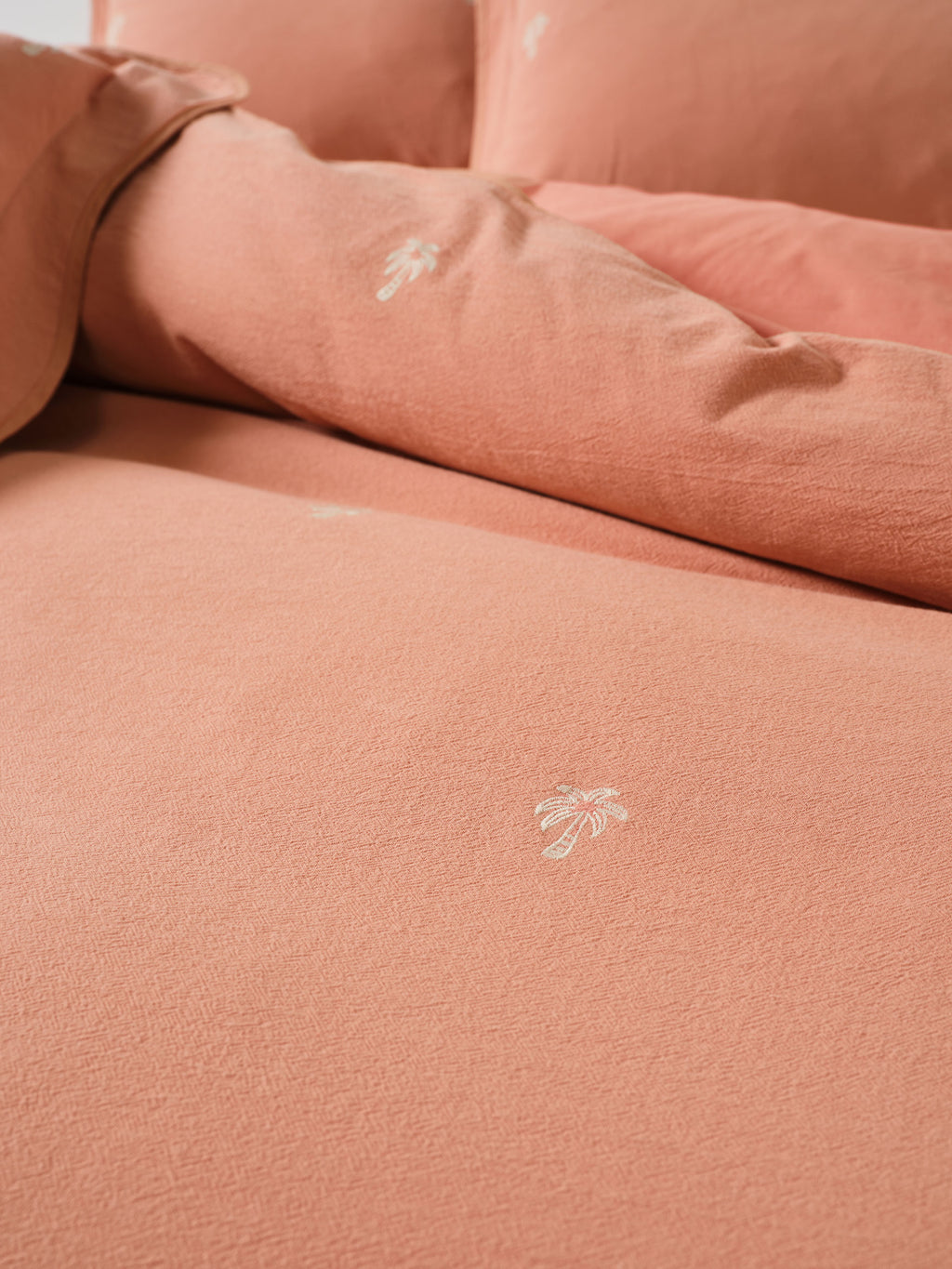 Palmier Pink Clay Quilt Cover Set