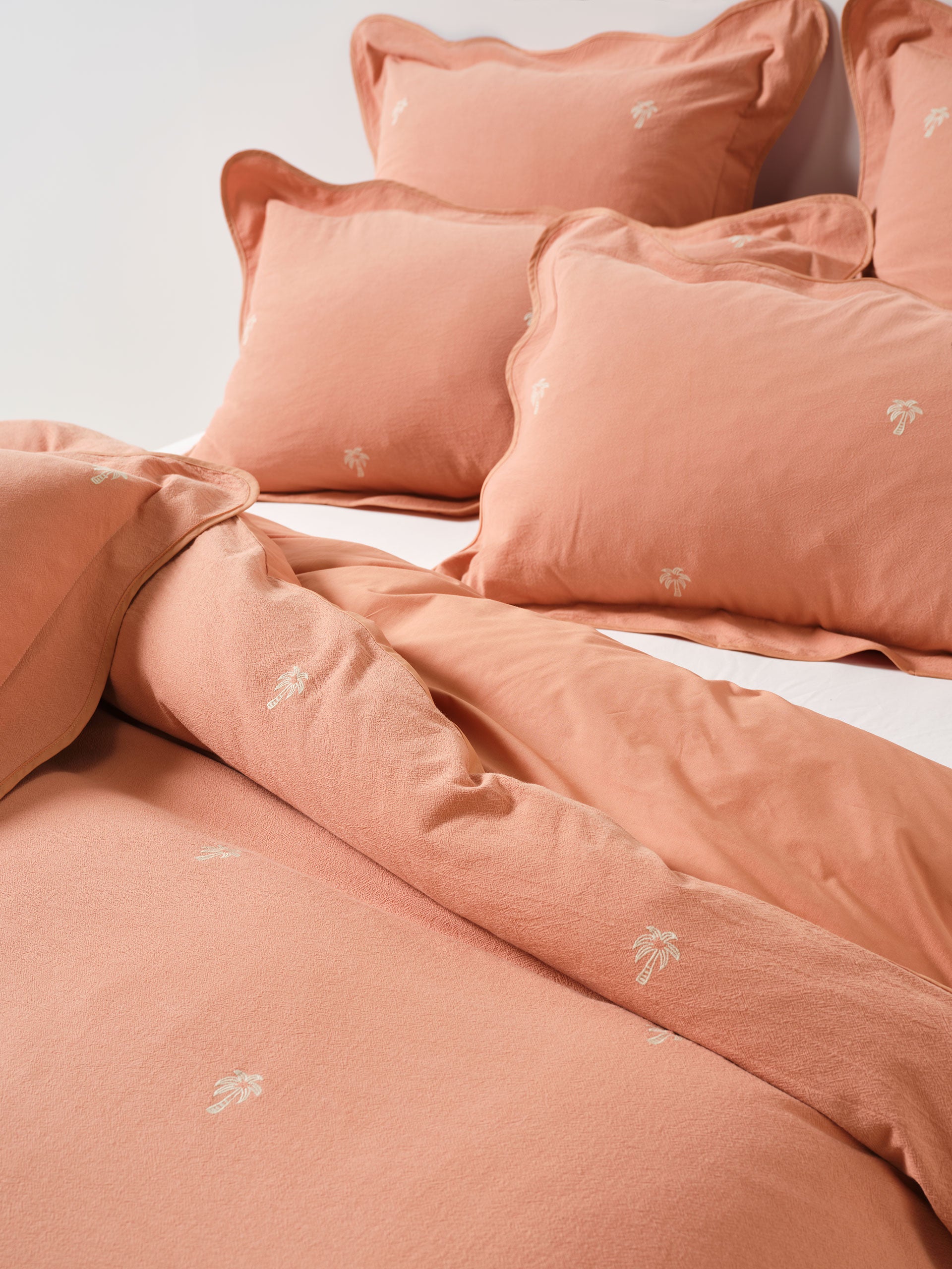 Palmier Pink Clay Quilt Cover Set