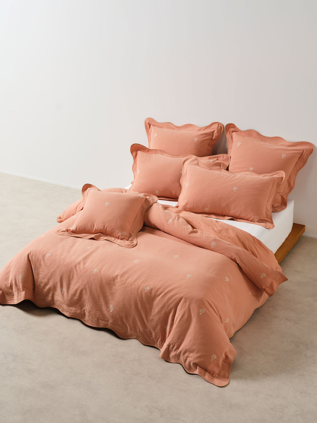 Palmier Pink Clay Quilt Cover Set