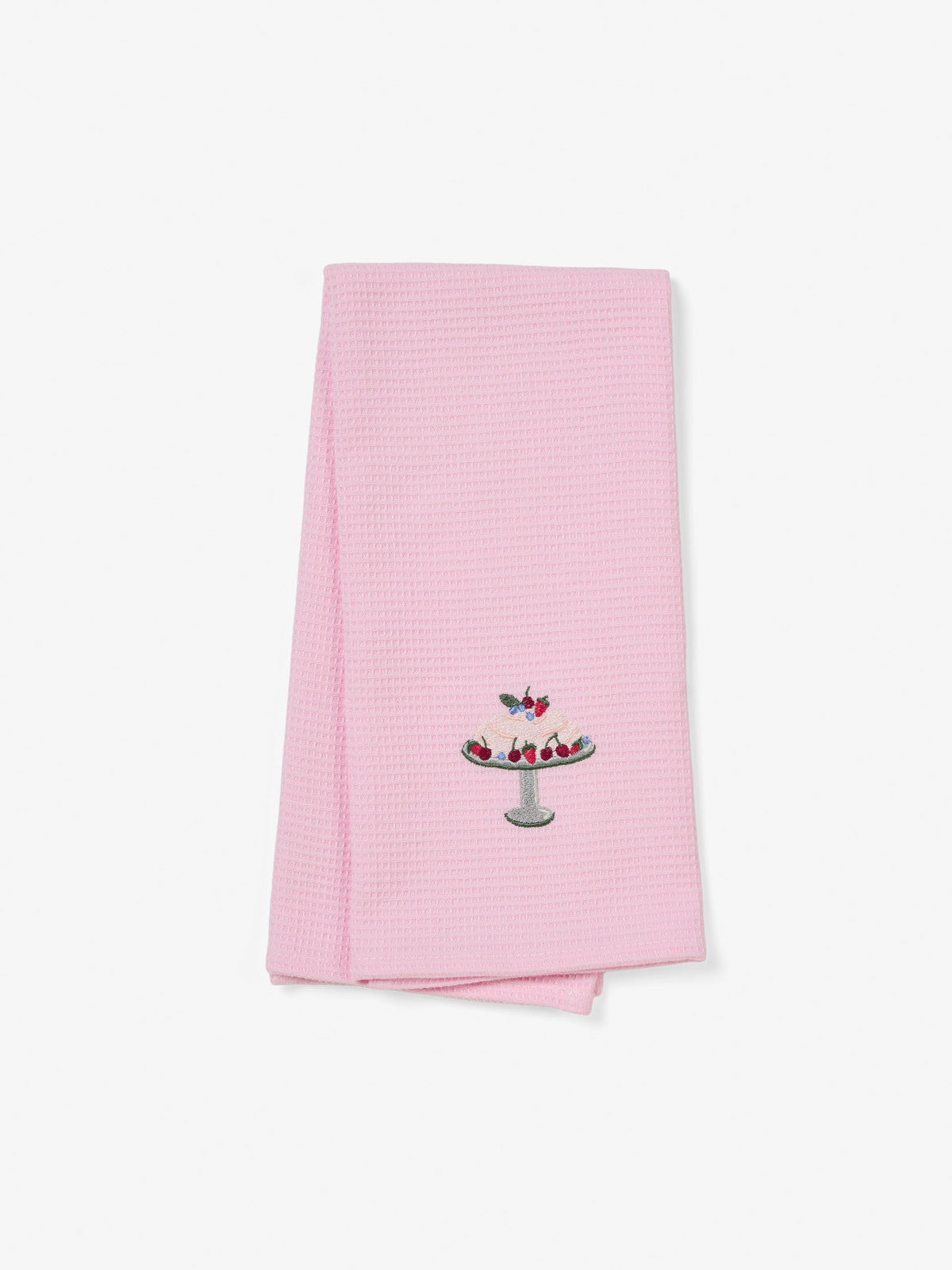 Pavlova Embroidered Tea Towel