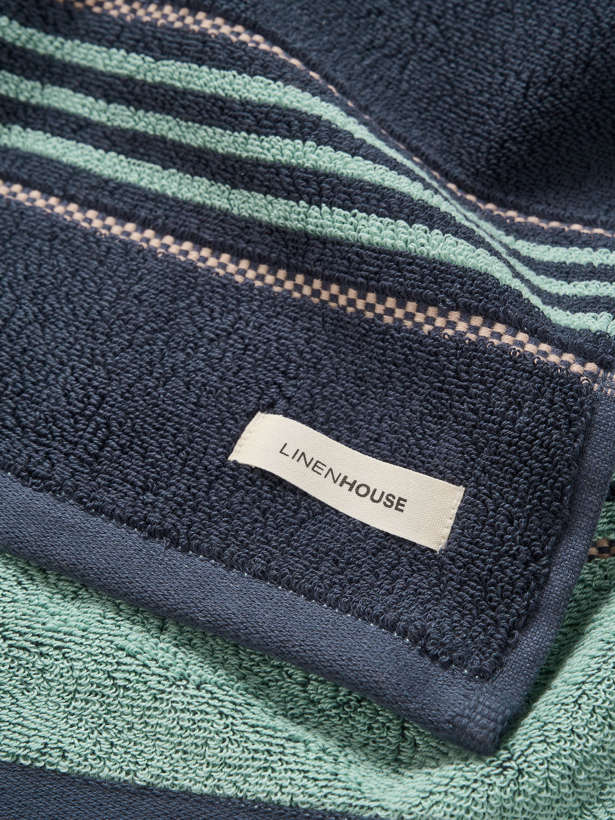 Payton Navy 4-Piece Towel Pack