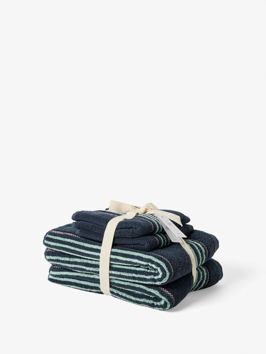Payton Navy 4-Piece Towel Pack