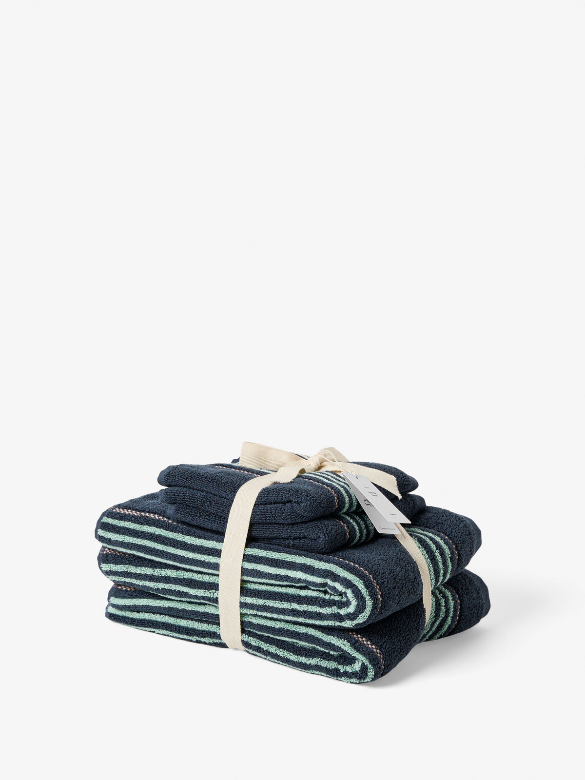 Payton Navy 4-Piece Towel Pack