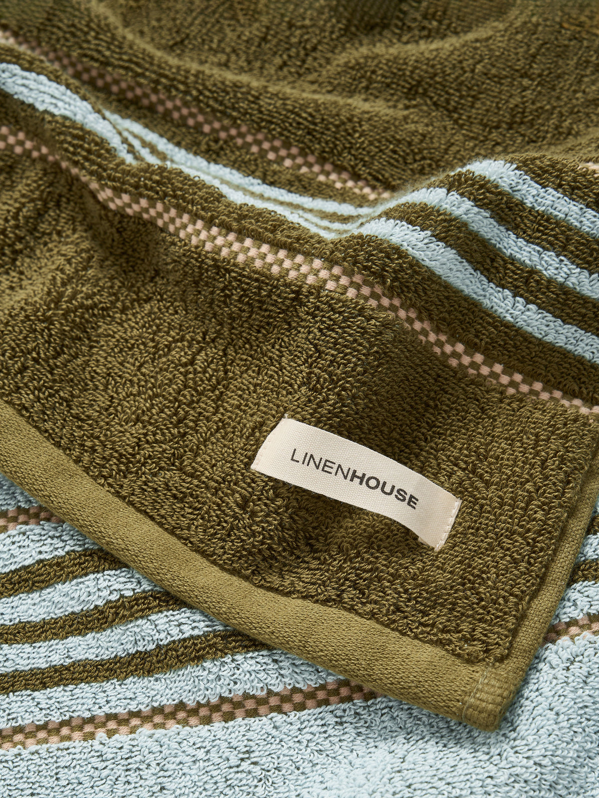 Payton Olive 4-Piece Towel Set