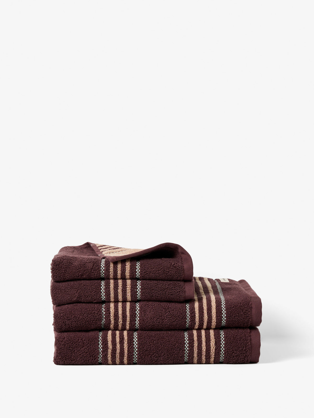 Payton Plum 4-Piece Towel Pack