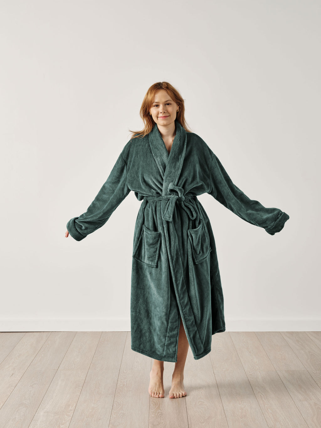 Plush Green Robe