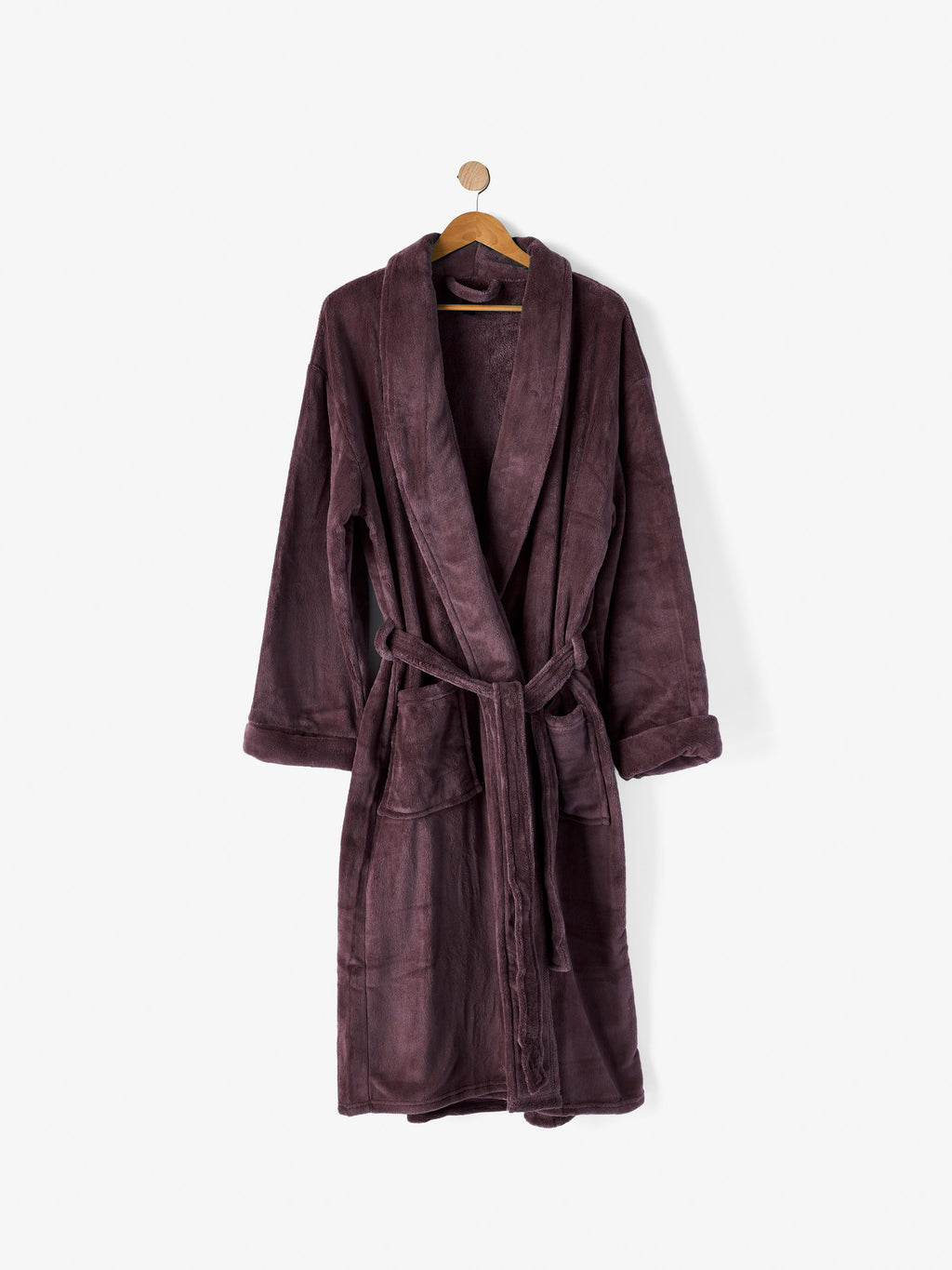 Plush Plum Robe
