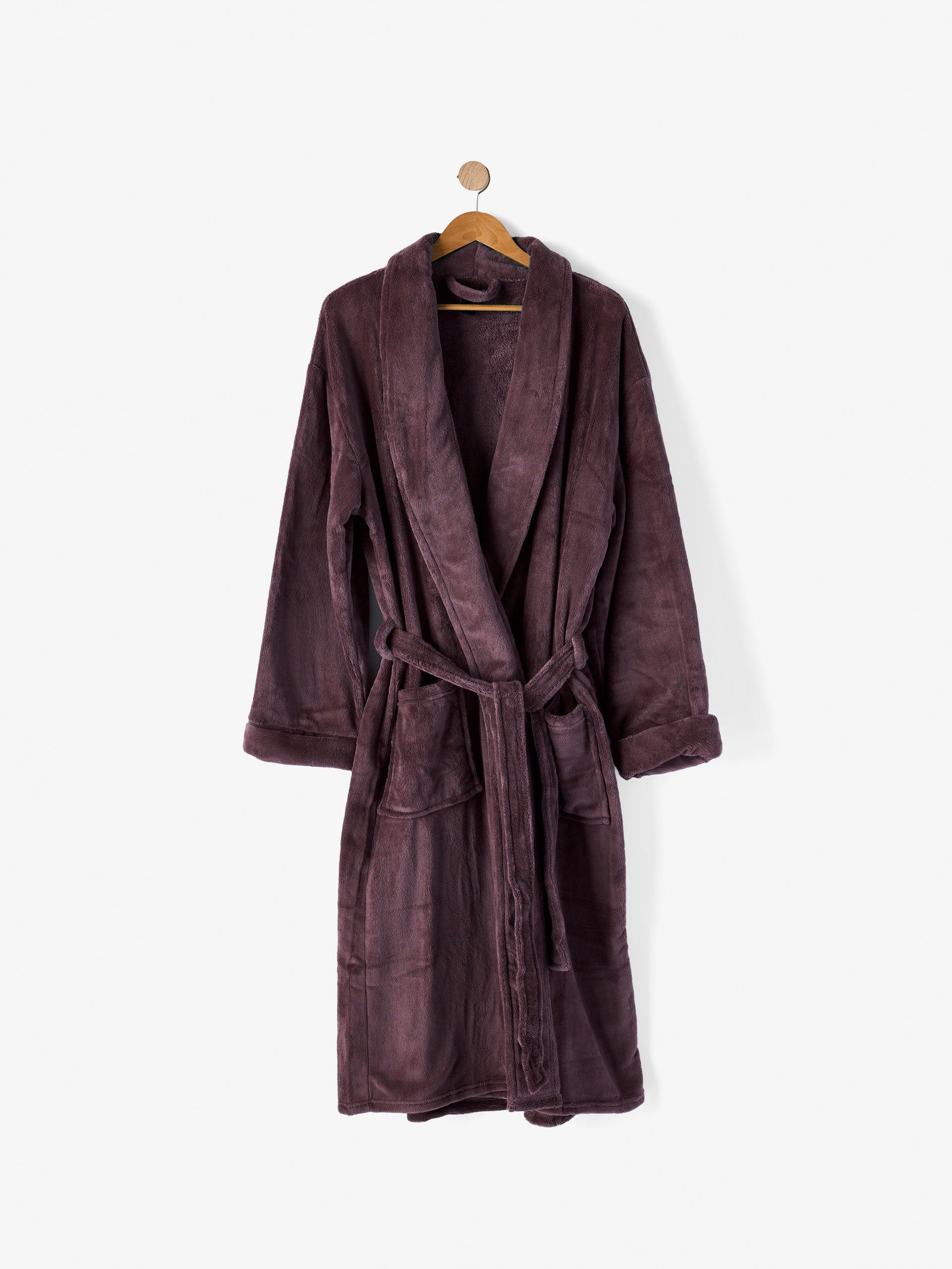 Plush Plum Robe