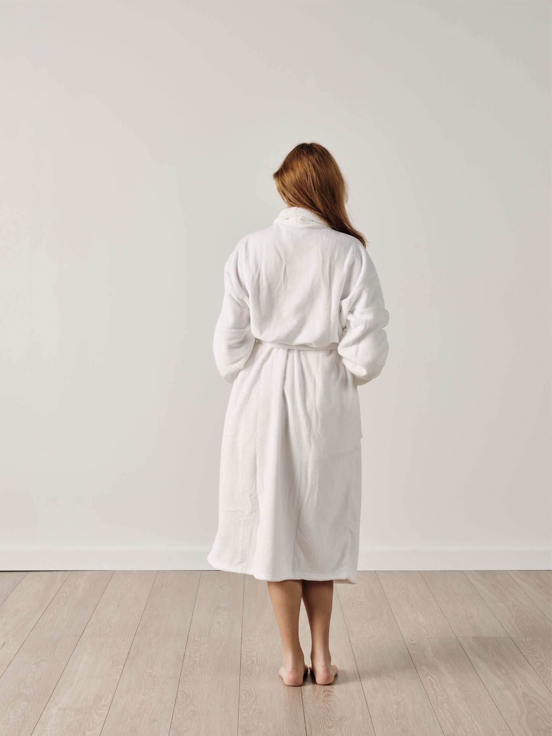 Plush White Robe