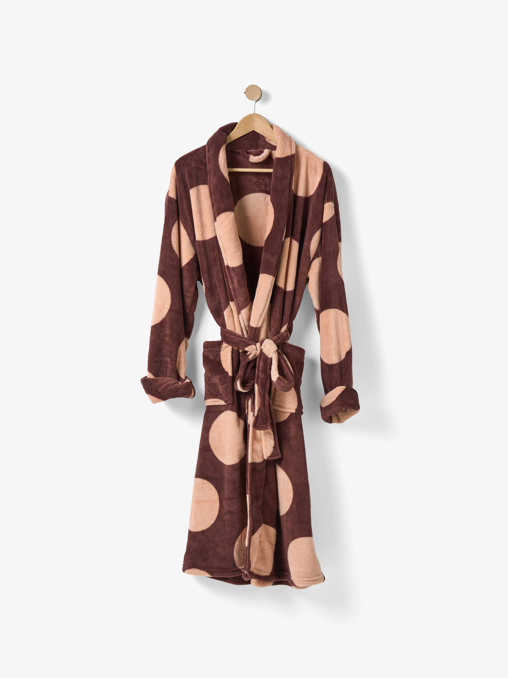Plush Pluto Chocolate Robe