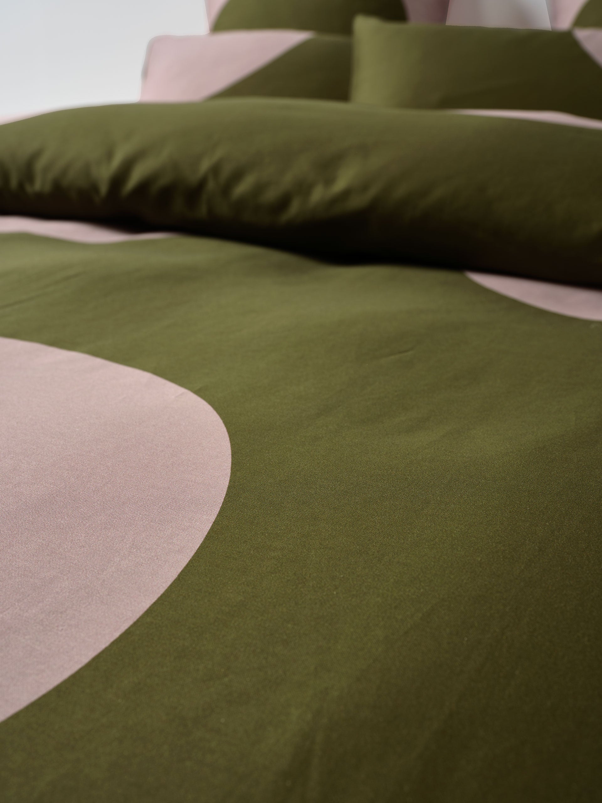 Pluto Olive Quilt Cover Set