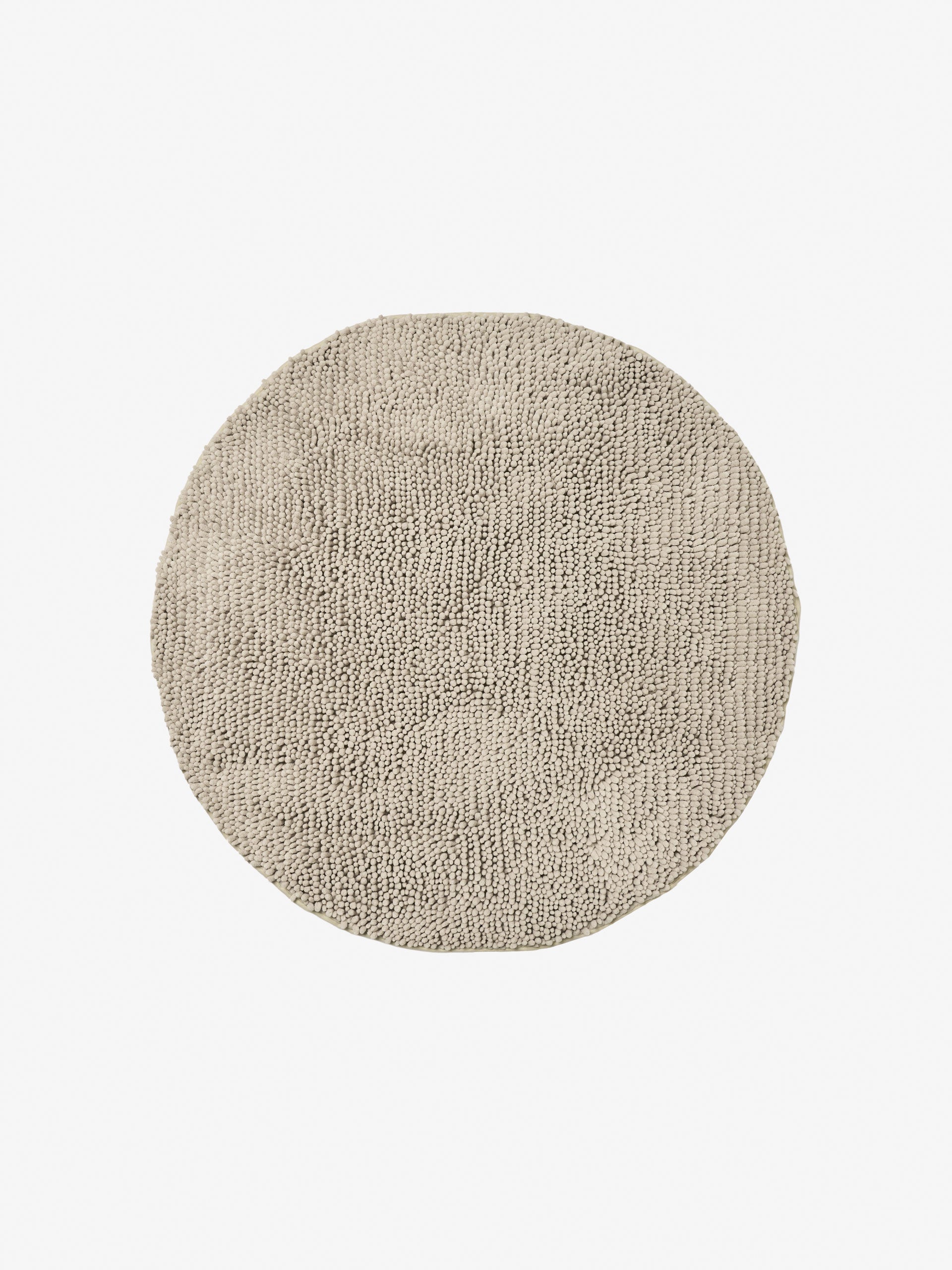 Reed Toggle Stone Circular Bath Mat