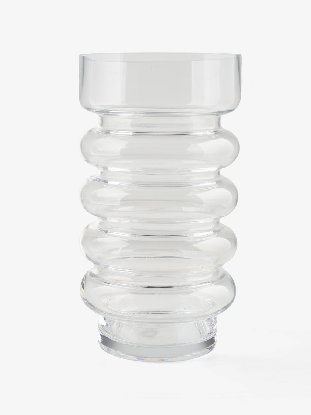 Ripple Clear Vase 30cm