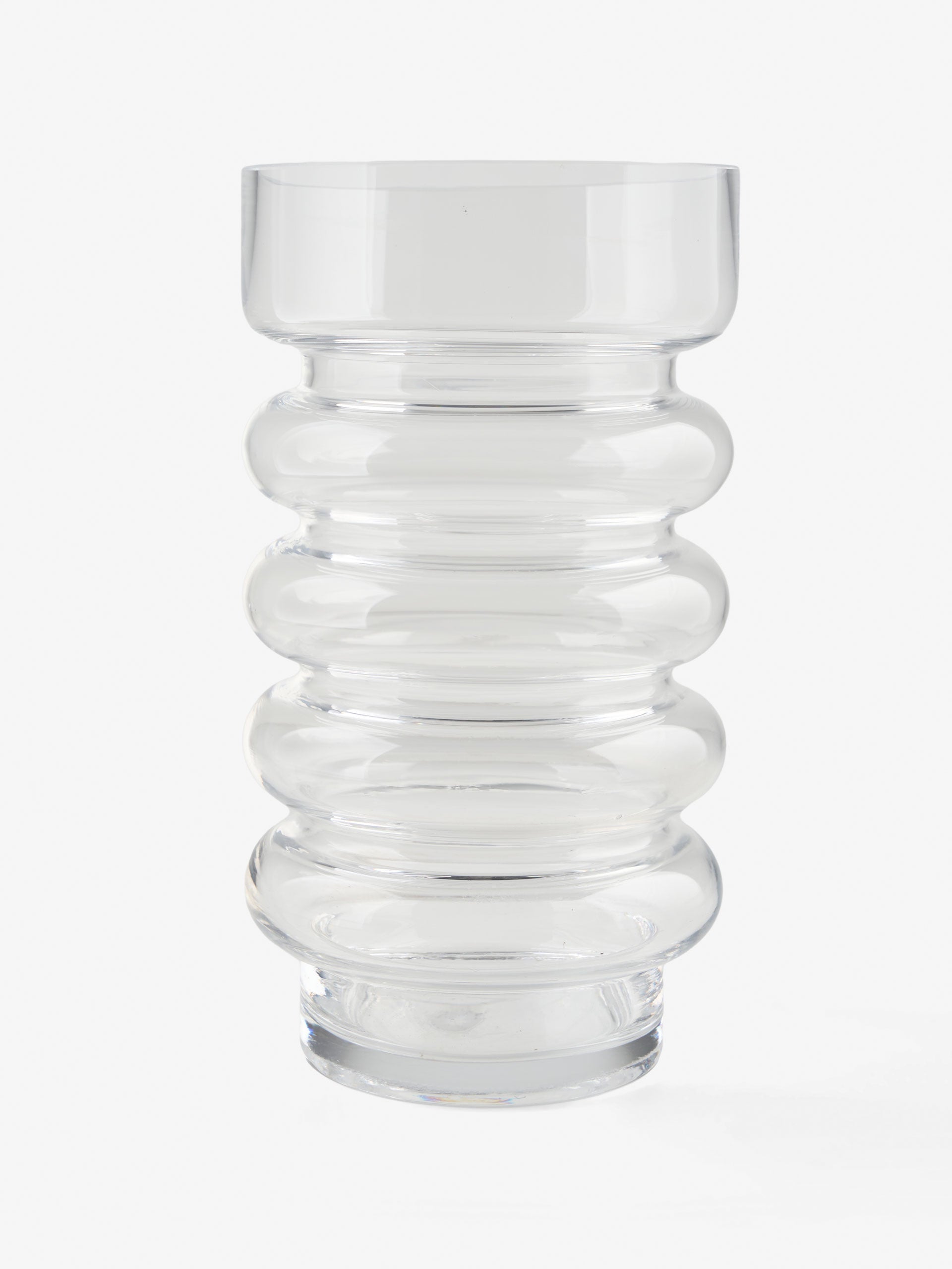Ripple Clear Vase 30cm