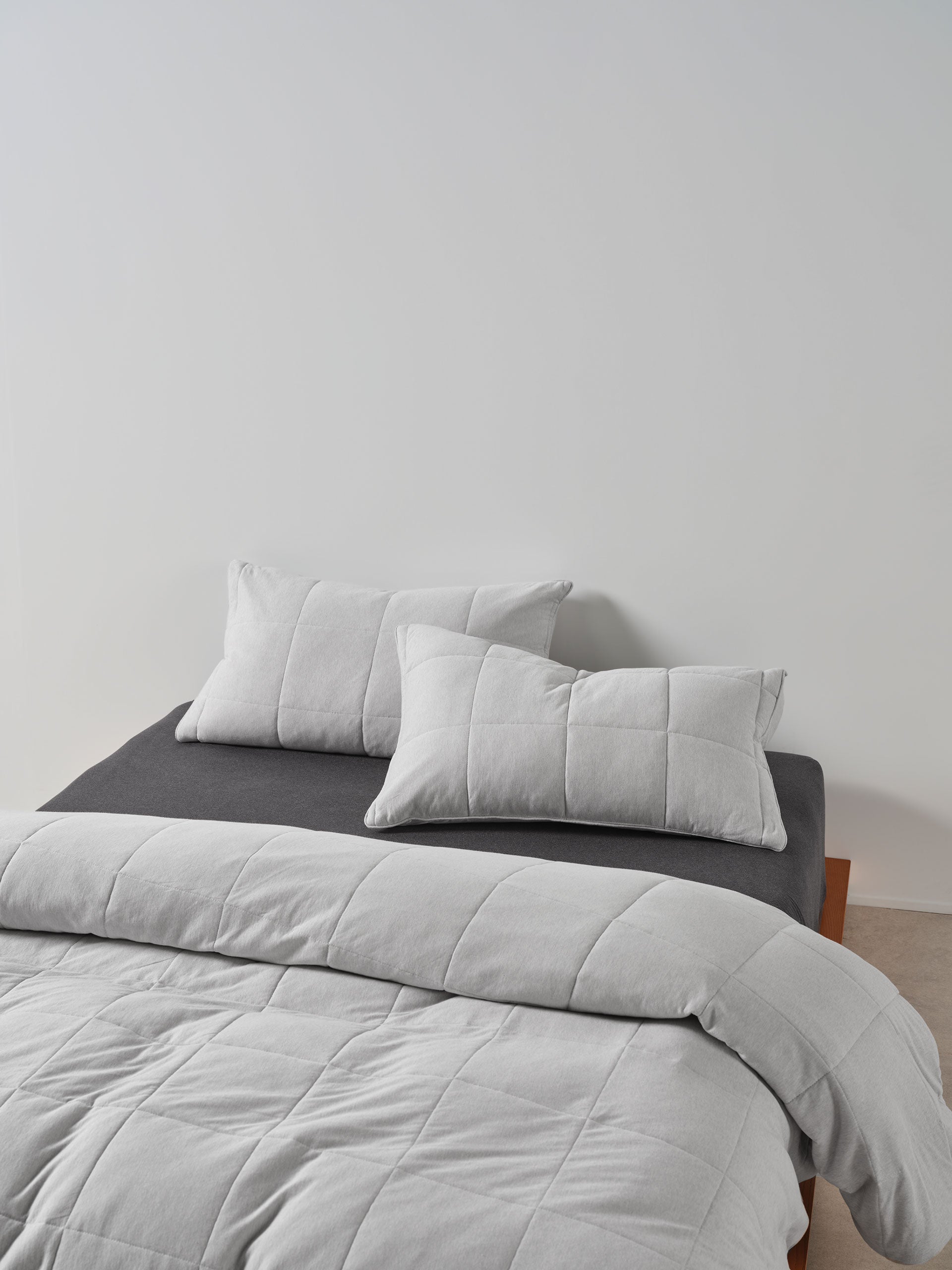 Ryland Grey Quilt Cover Set