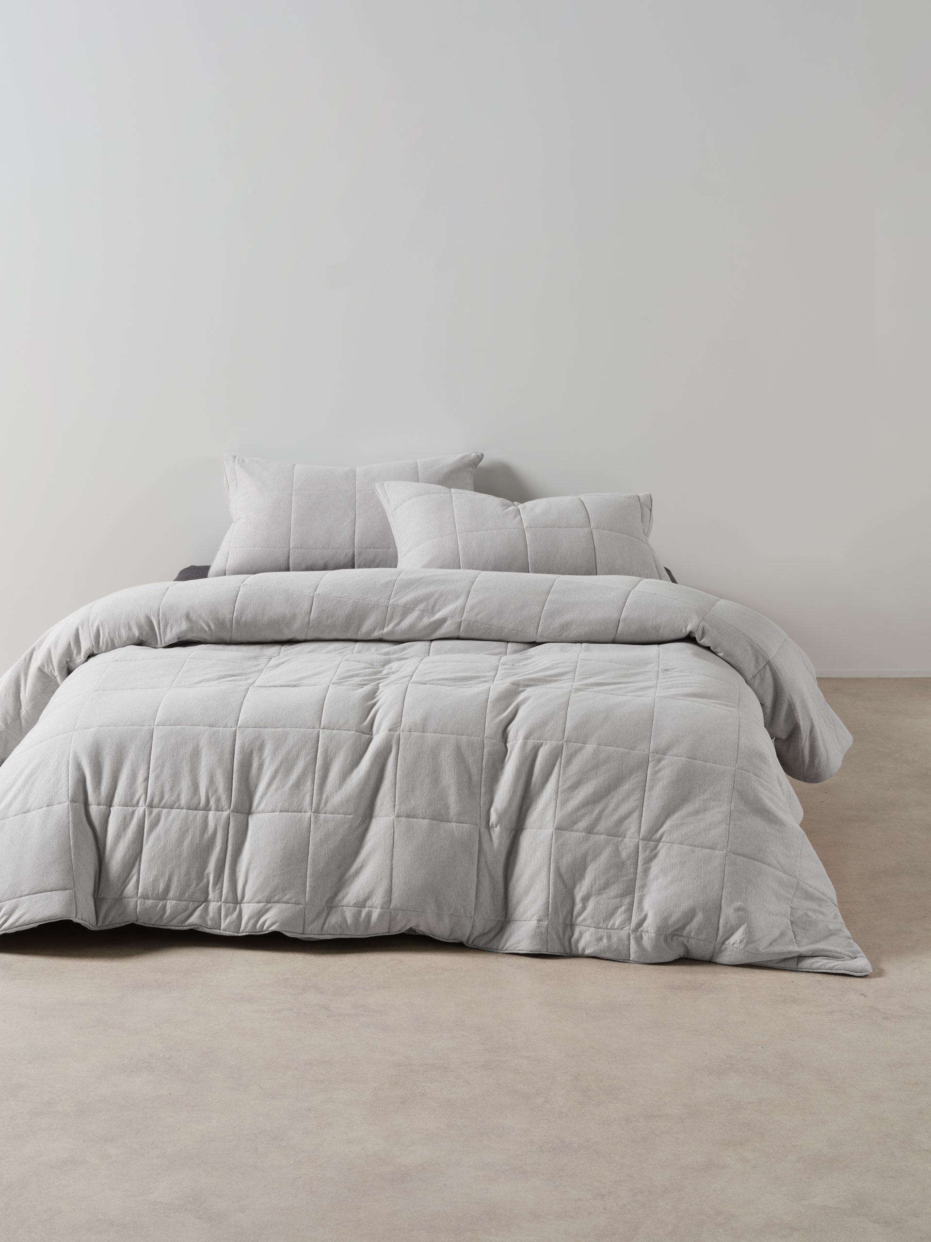 Ryland Grey Quilt Cover Set