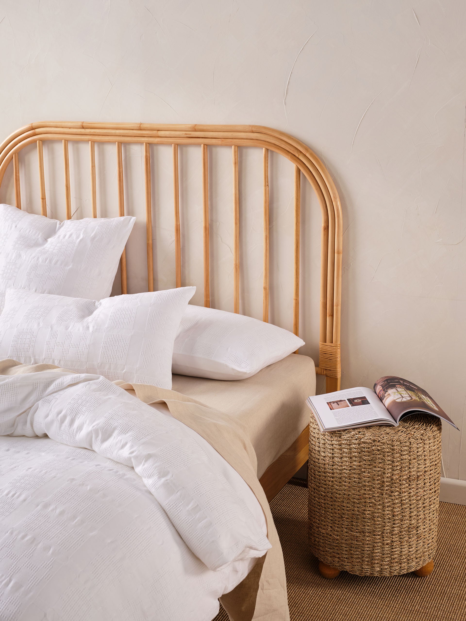 Seren White Quilt Cover Set