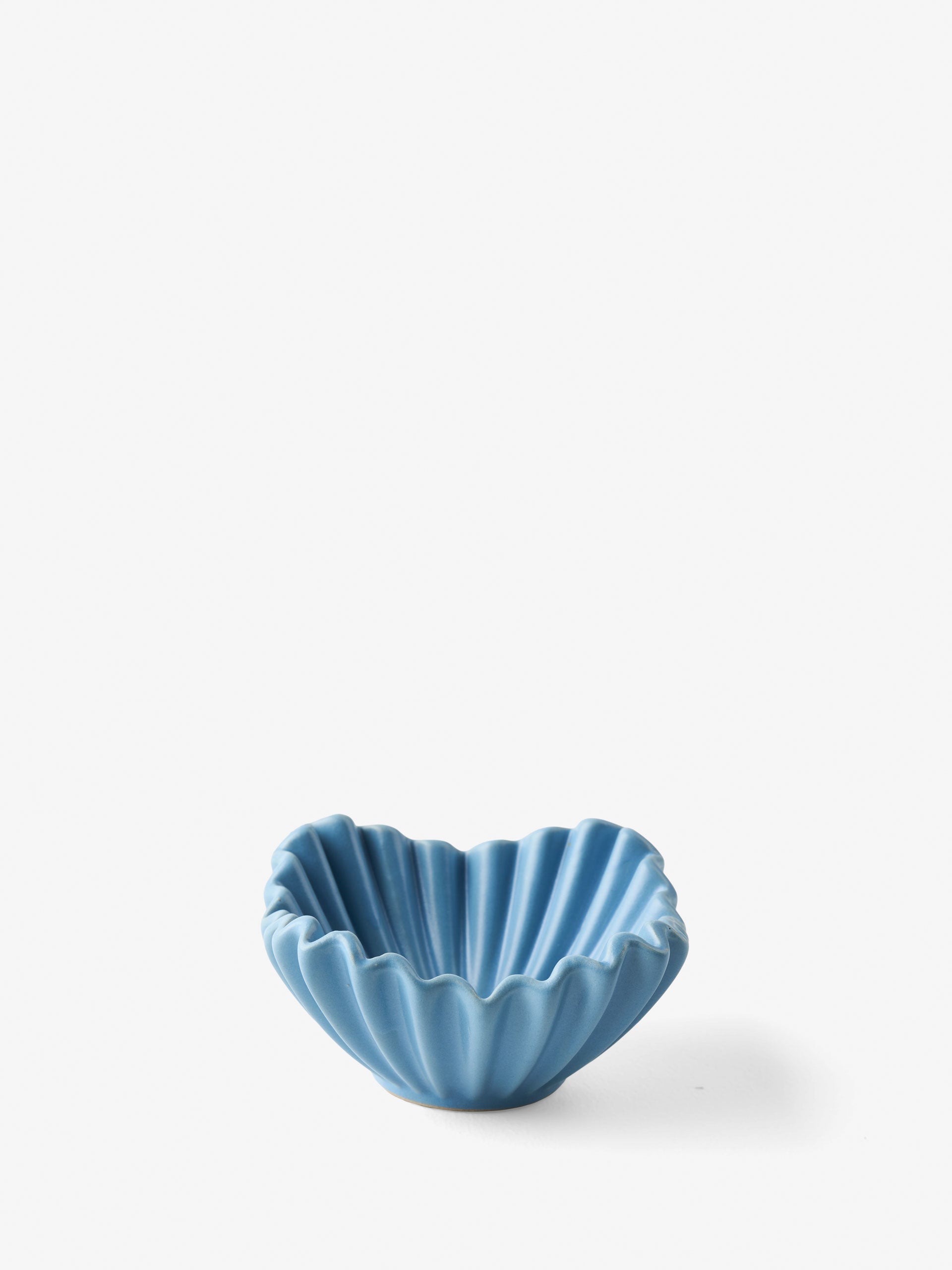 Shell Pale Blue Trinket Bowl 9cm