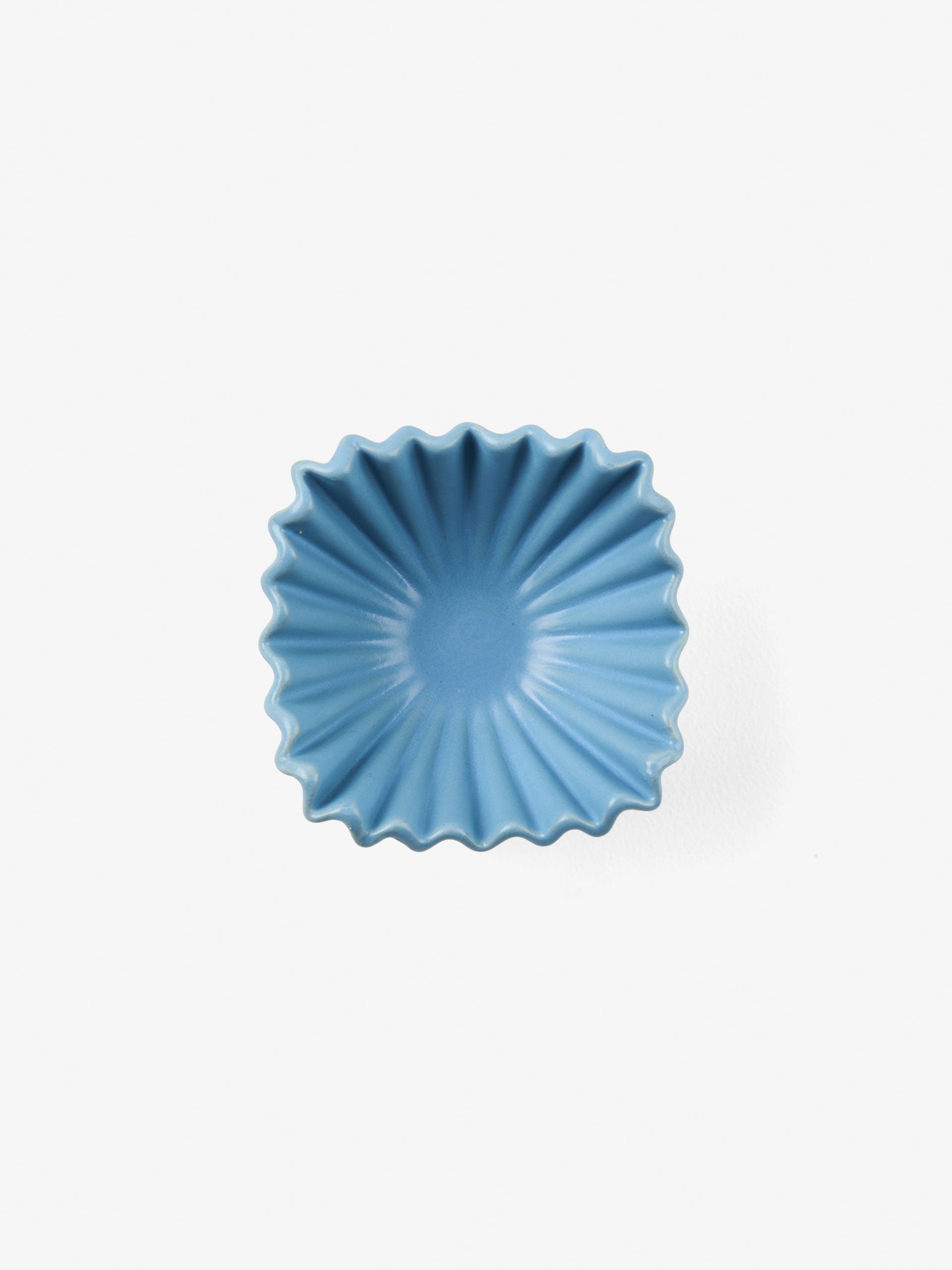 Shell Pale Blue Trinket Bowl 9cm