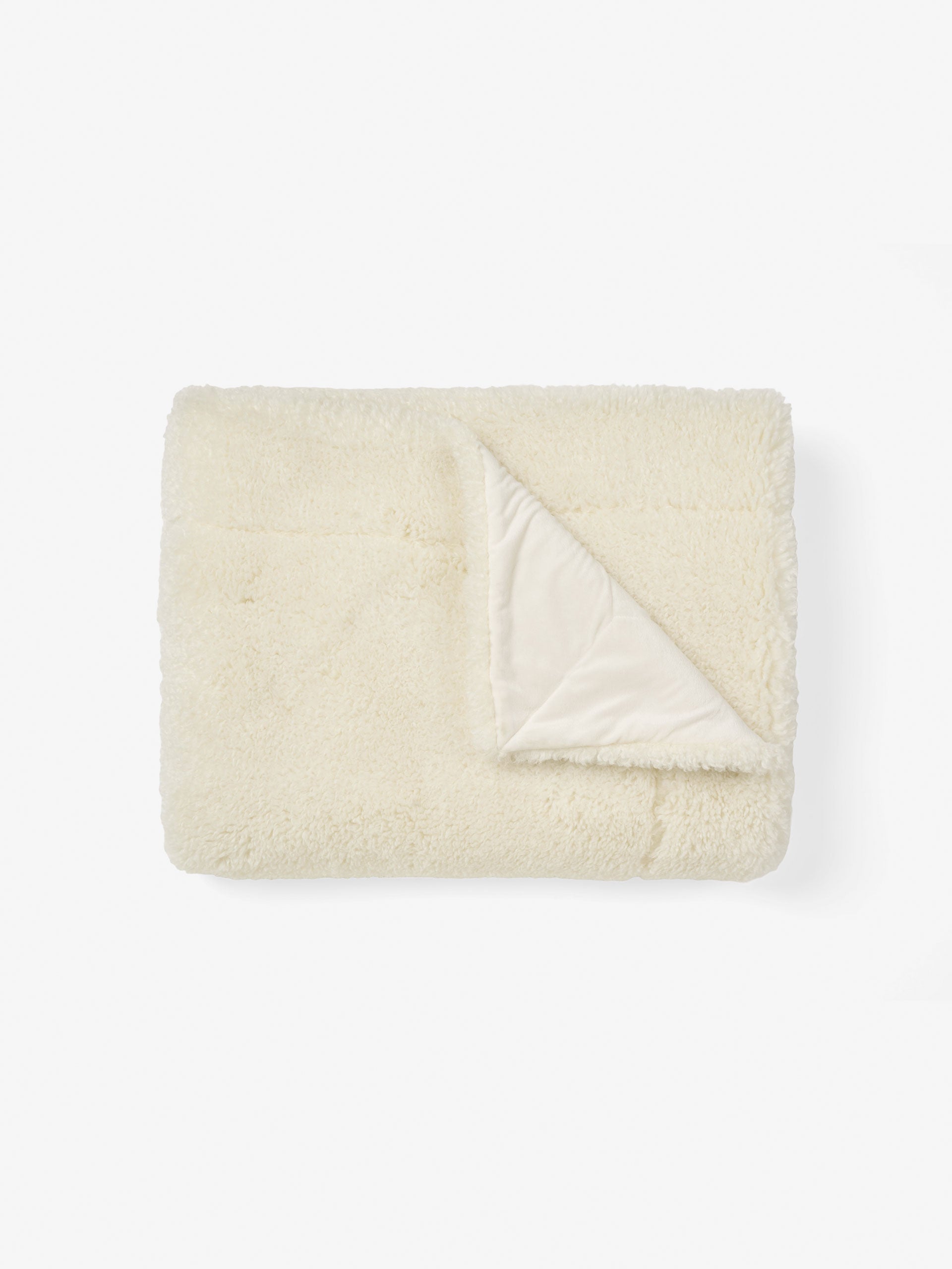 Shetland Cream Throw