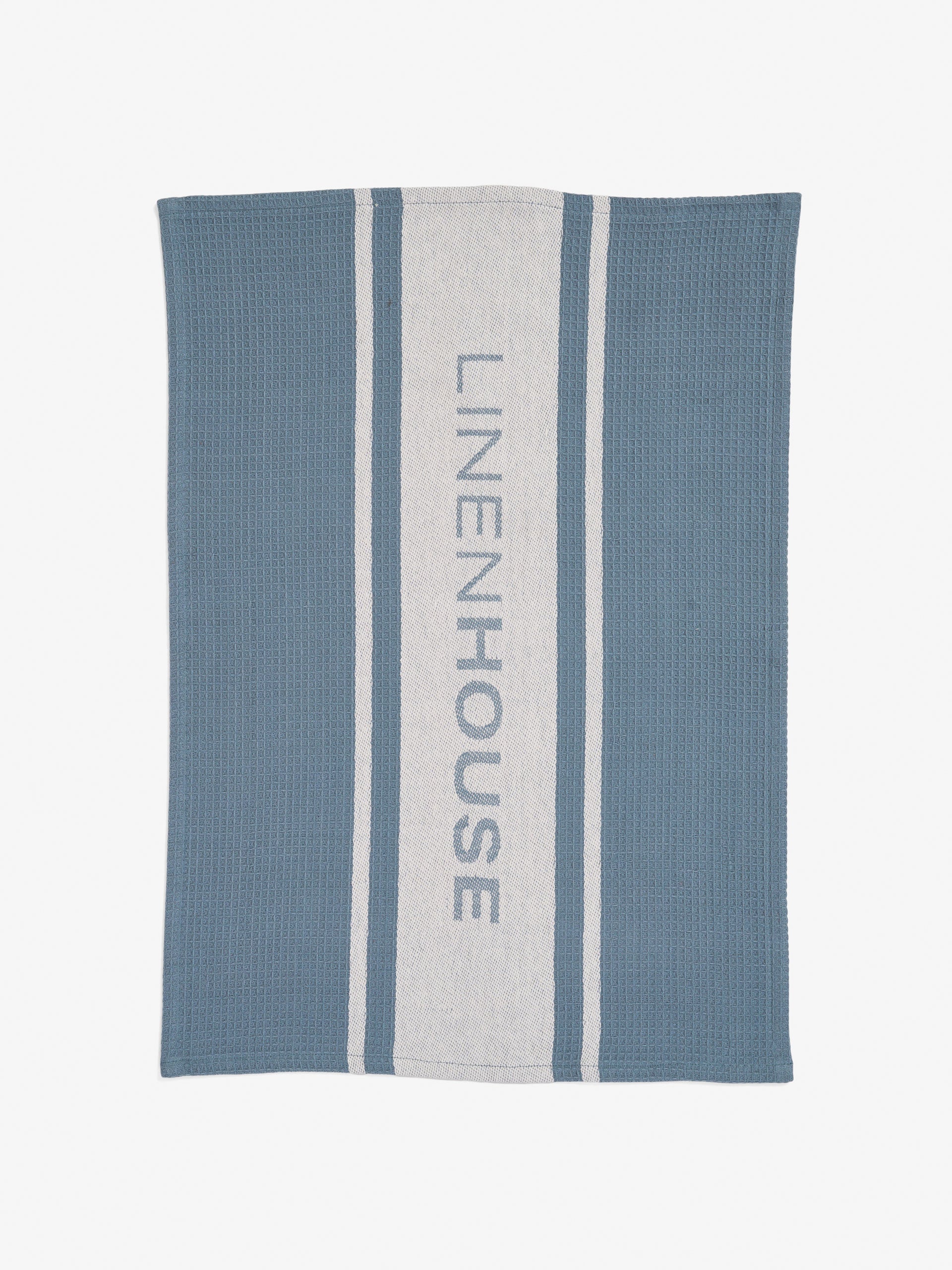 Linen House Bluestone Tea Towel