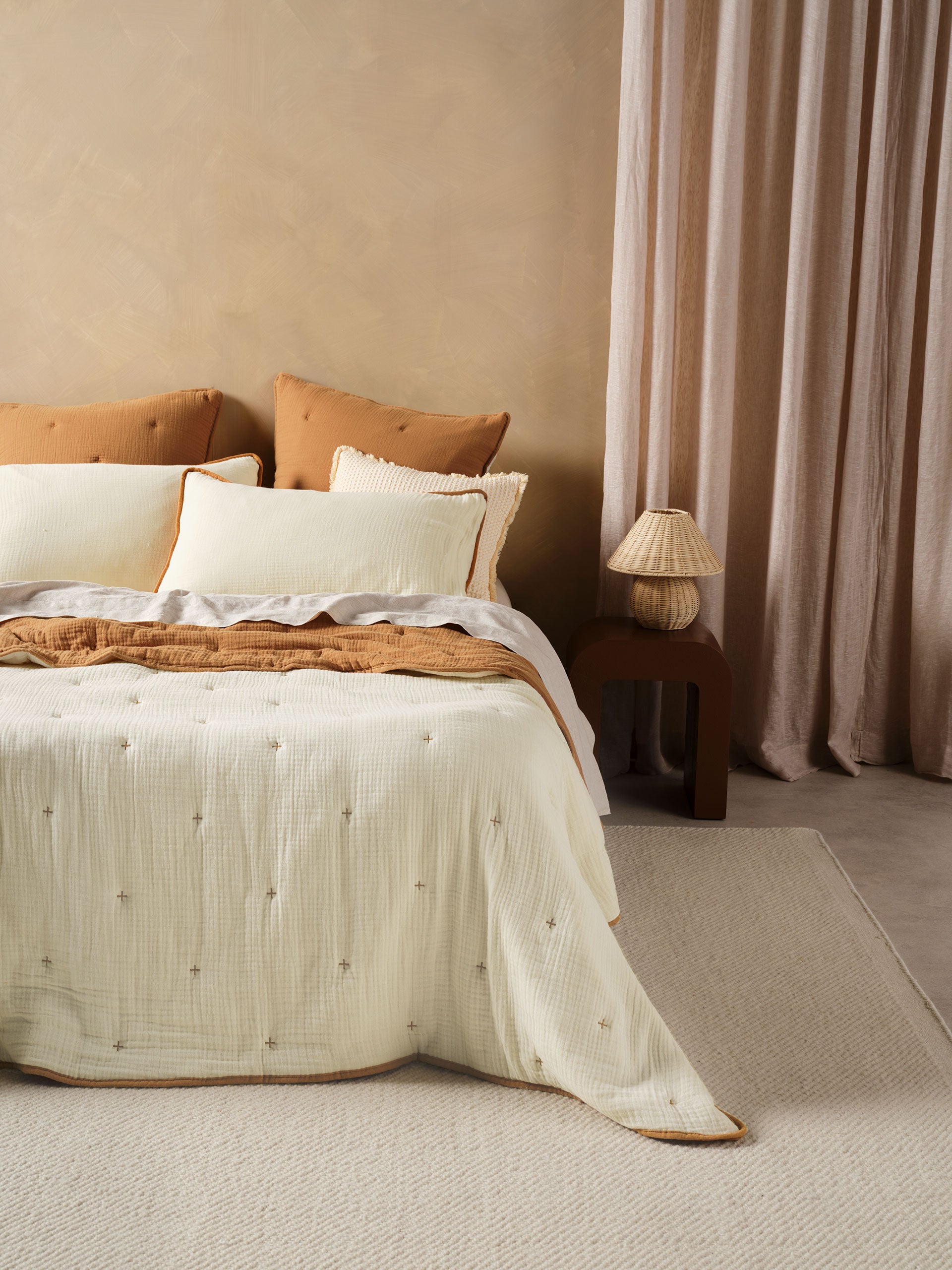 Somerset Cinnamon Coverlet