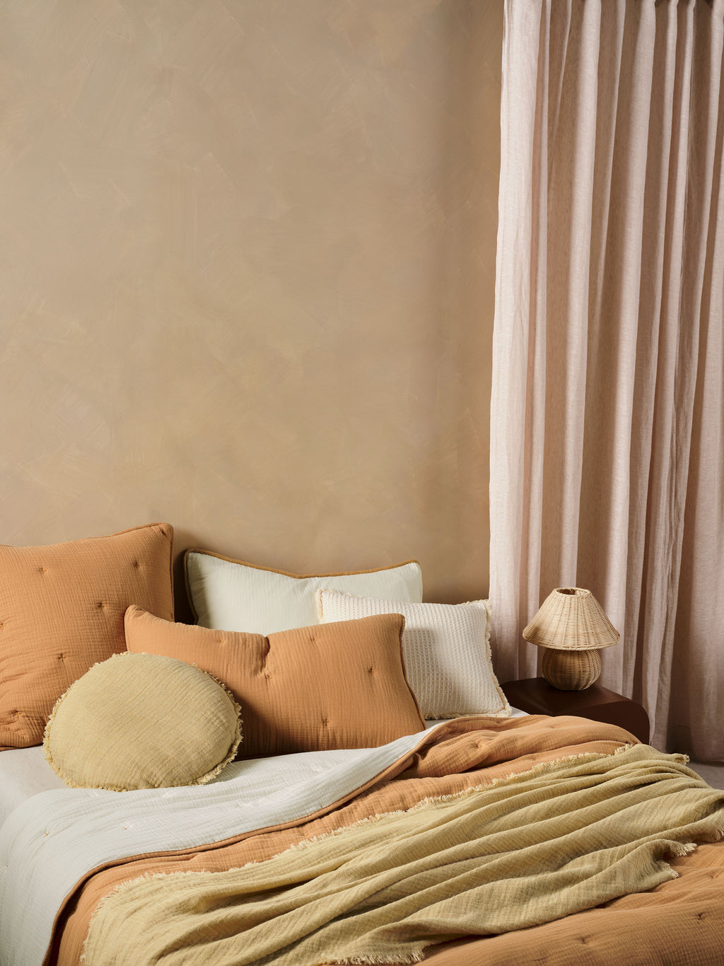 Somerset Cinnamon Pillow Sham Set