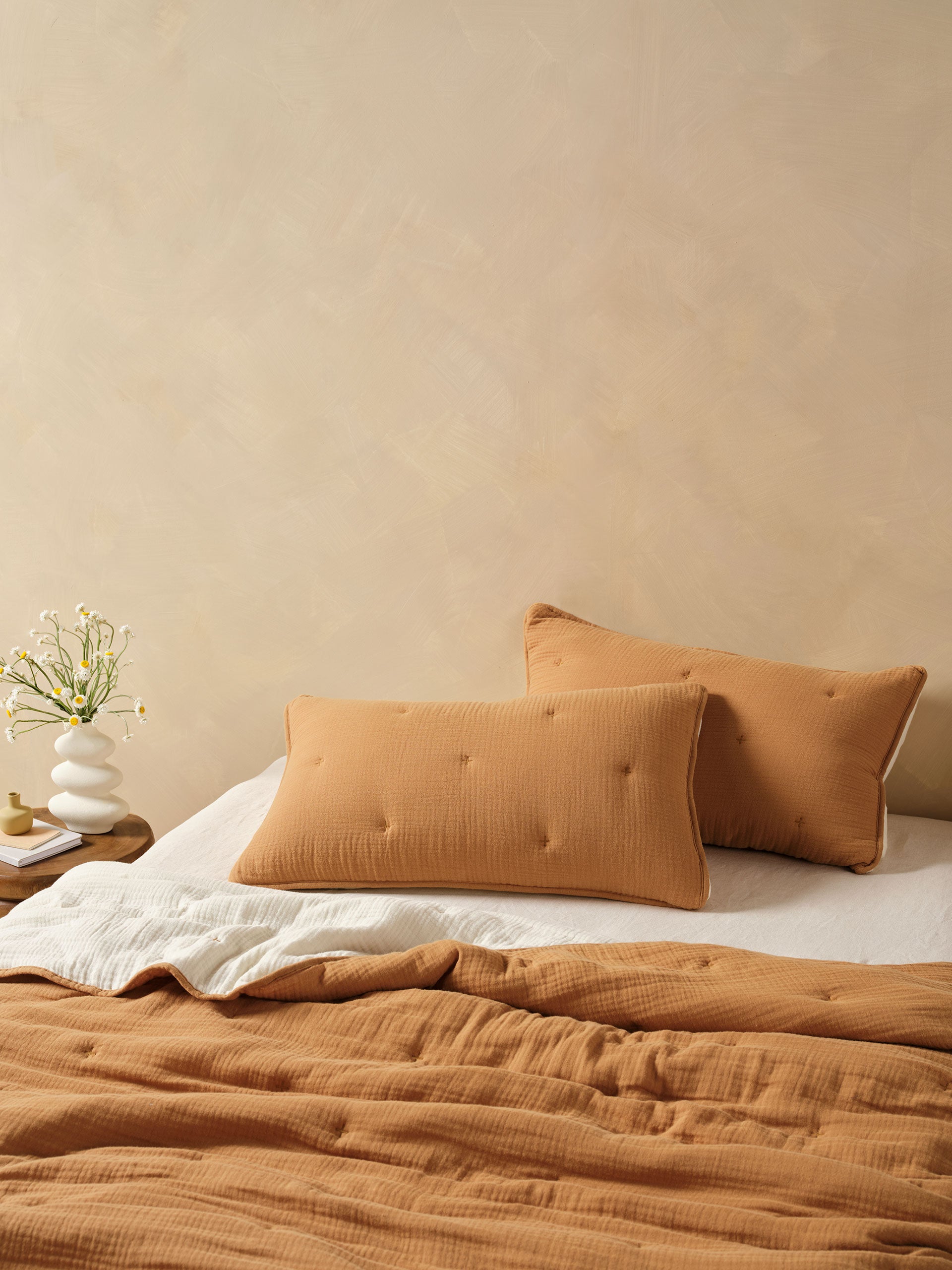 Somerset Cinnamon Pillow Sham Set