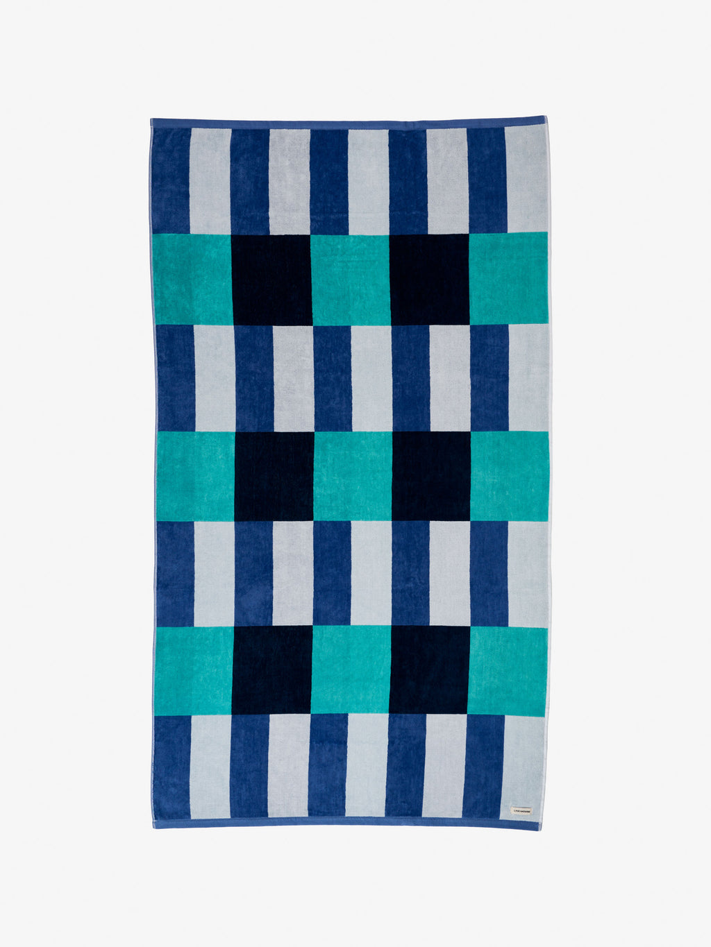 Square Blue Beach Towel