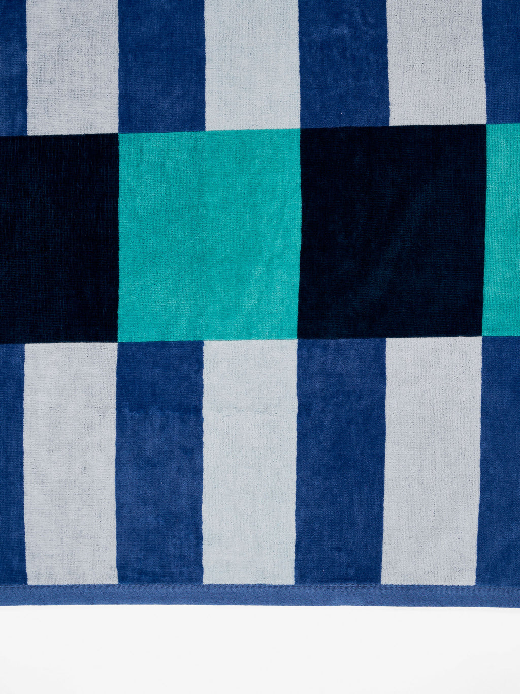 Square Blue Beach Towel