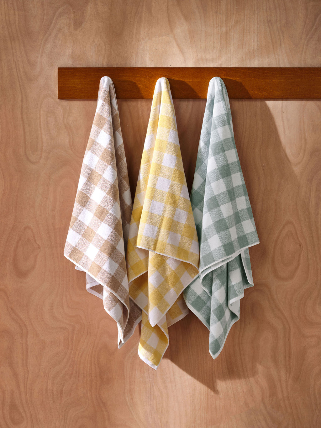 Flinders Check Honey Towel Collection