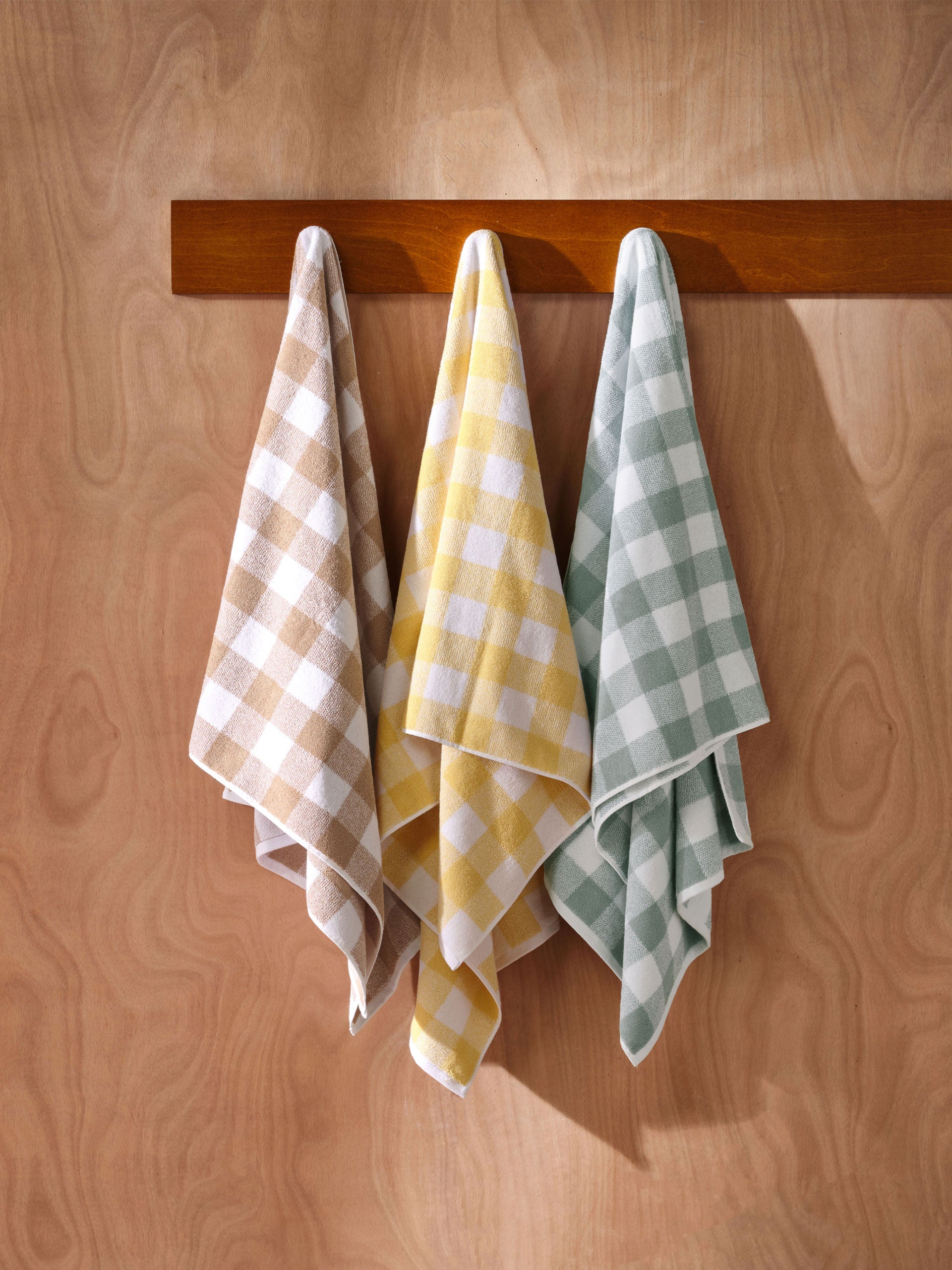 Flinders Check Saltwater Towel Collection