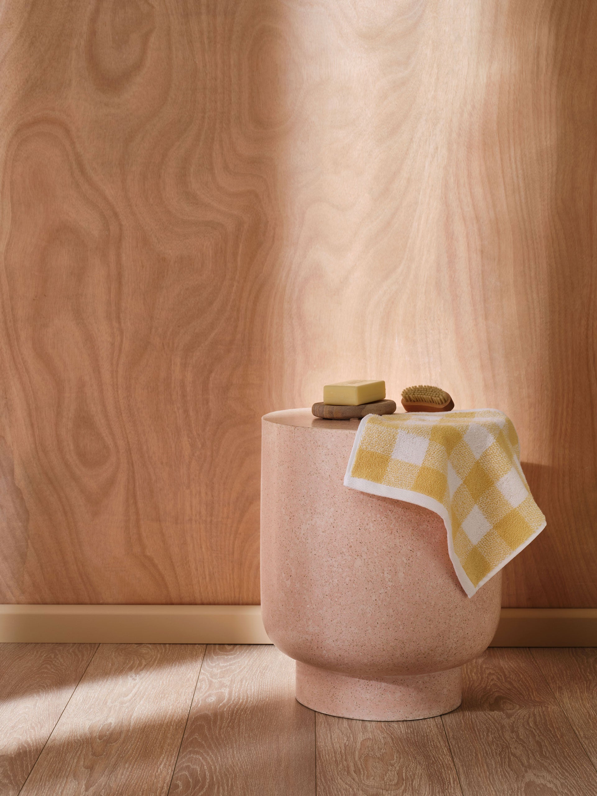 Flinders Check Honey Towel Collection