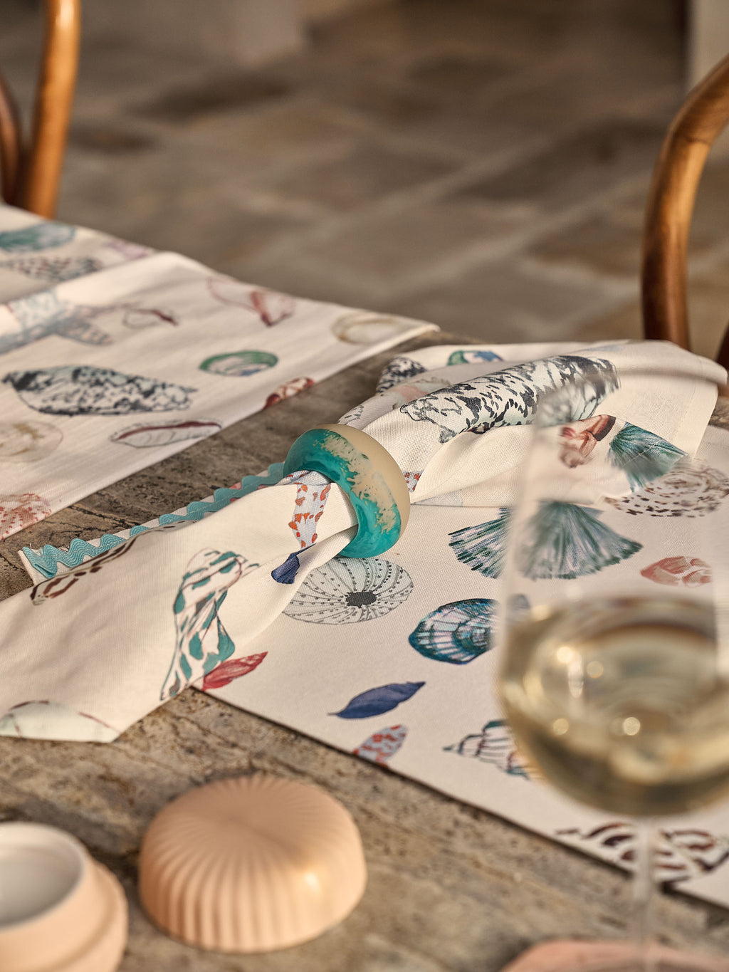Resin Beach Napkin Ring