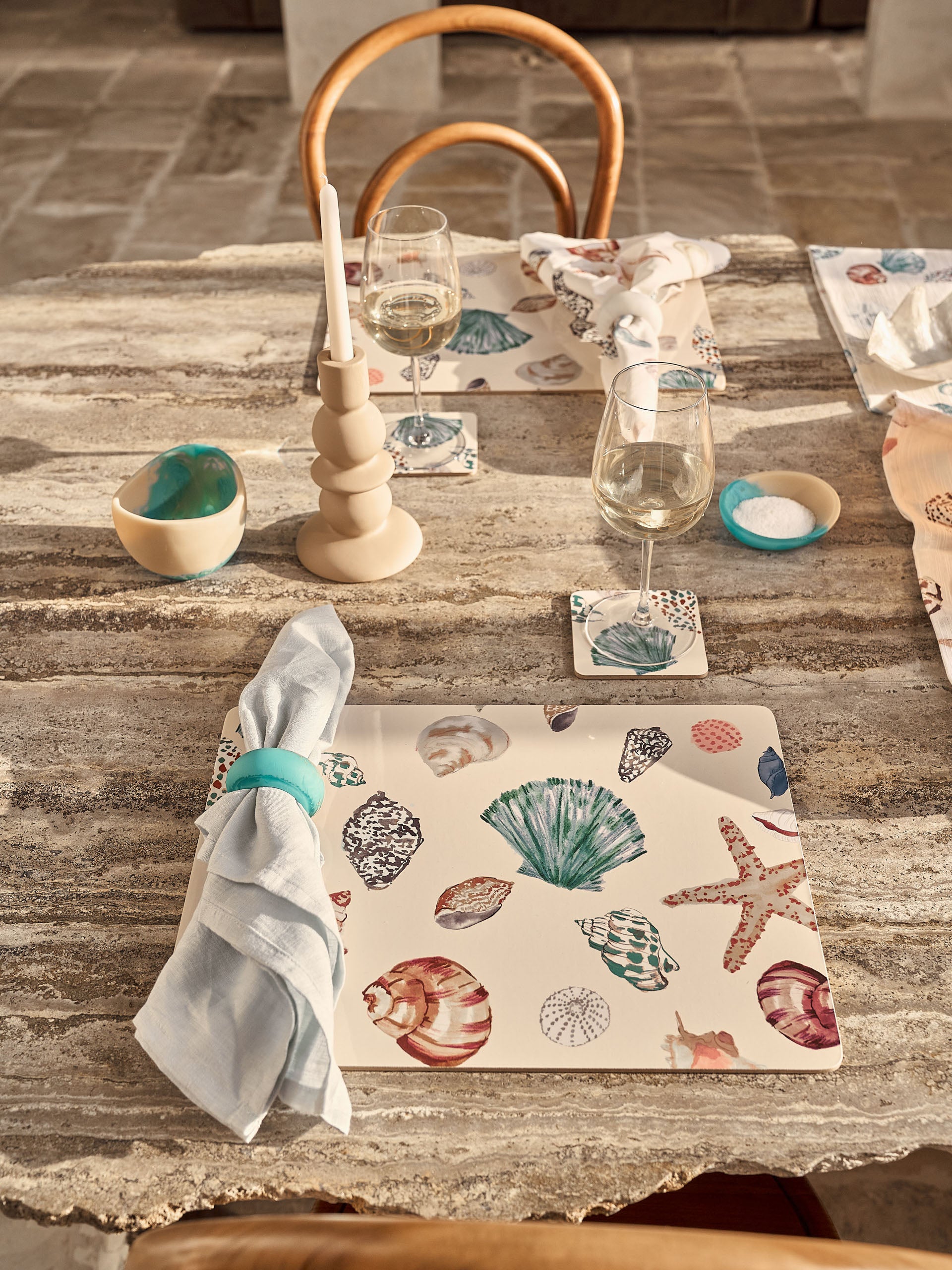Resin Beach Napkin Ring