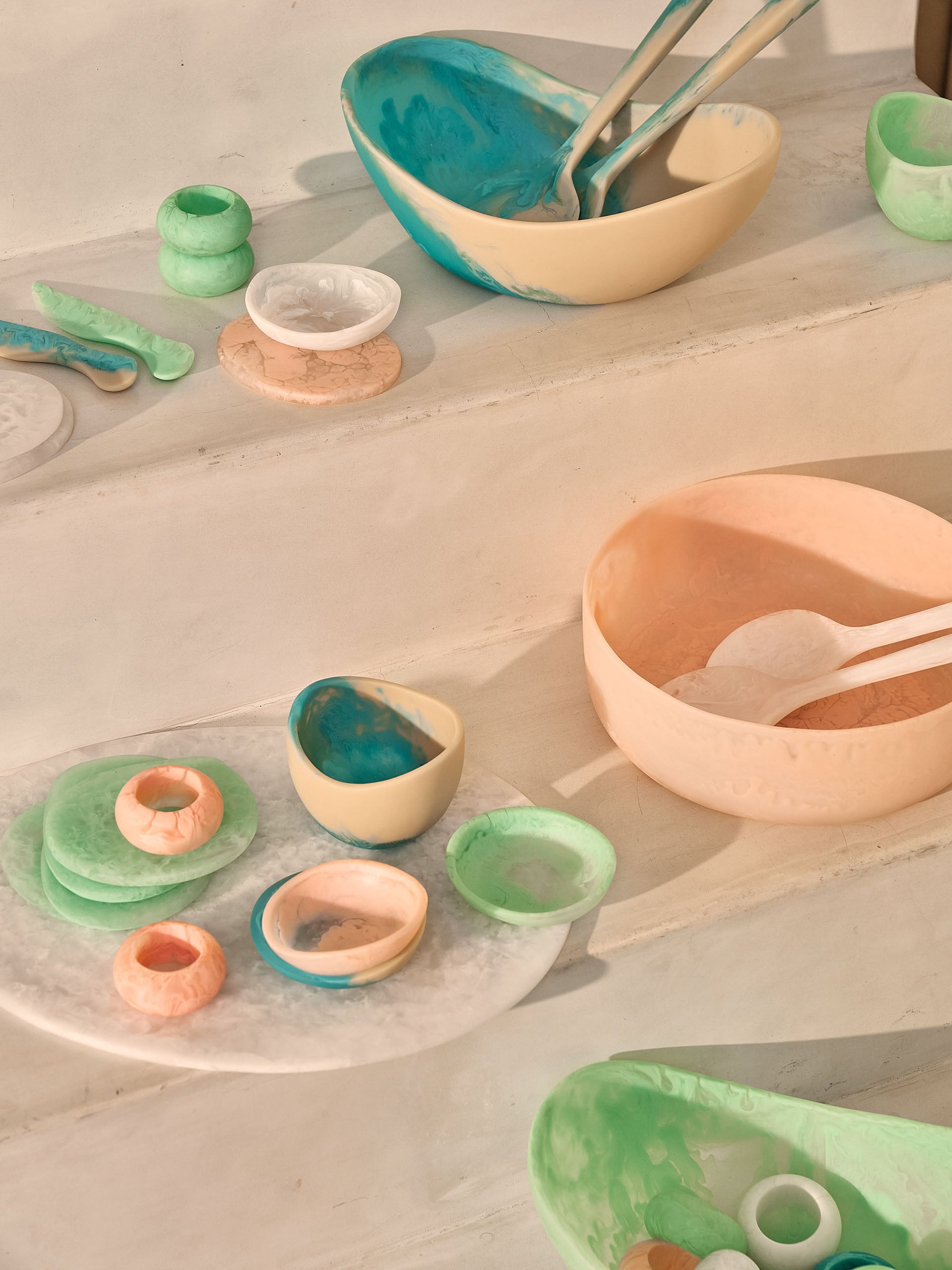 Resin Mint Napkin Ring