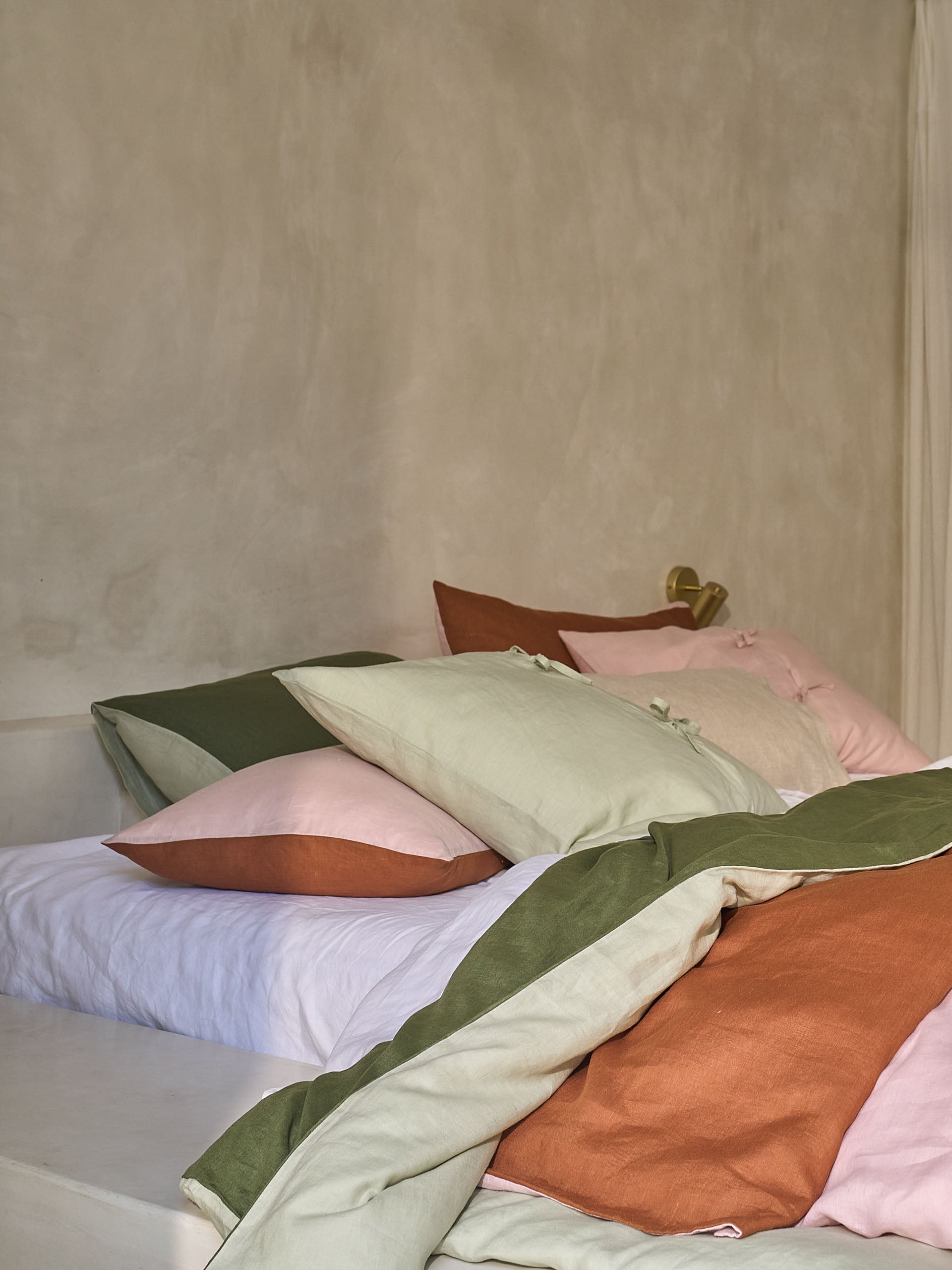 Nimes Moss-Wasabi Duet Quilt Cover Set