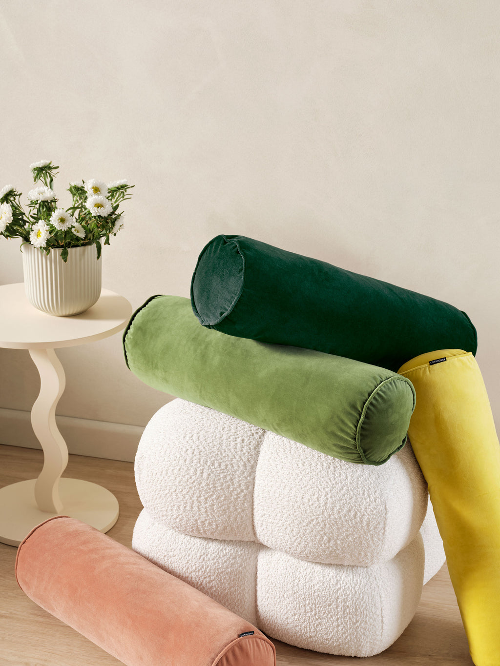 Enrique Leaf Bolster 18x60cm