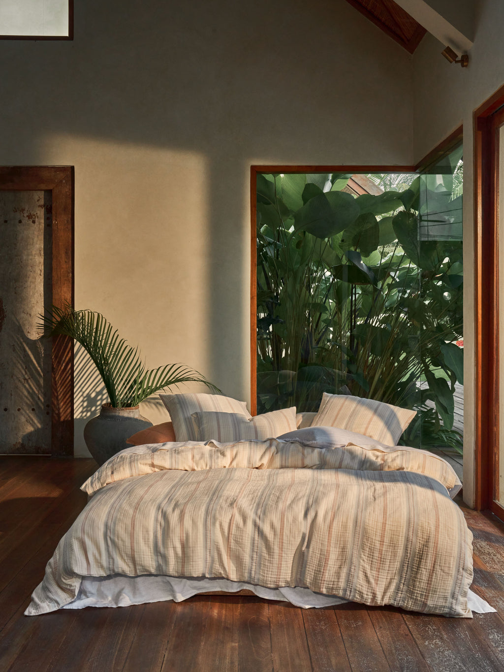 Coolum Silver Quilt Cover Set