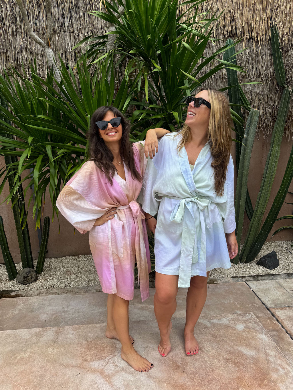 Sunrise Check Clearwater Robe