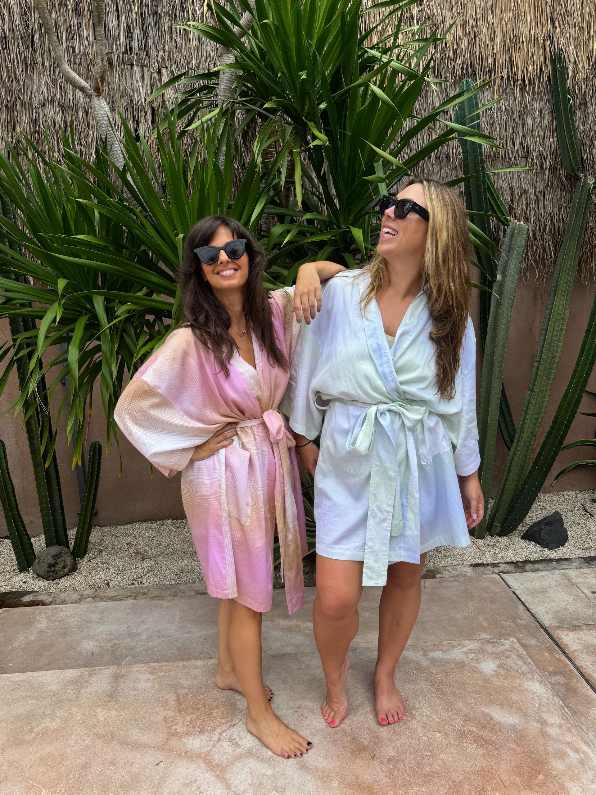 Sunrise Check Clearwater Robe